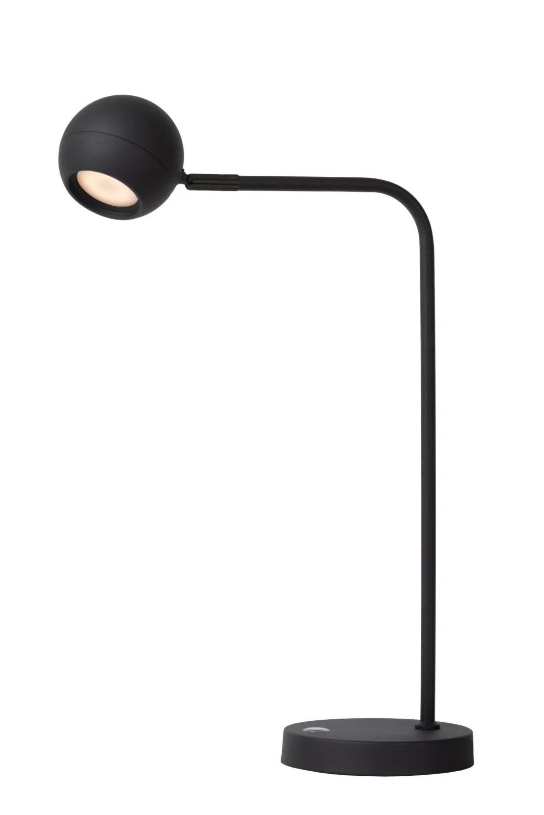 Lucide COMET - Nabu00edjateu013enu00e1 stolnu00e1 lampa - Batu00e9riovu00fd balu00edk - LED 3 StepDim - 1x3W 2700K - u010dierna