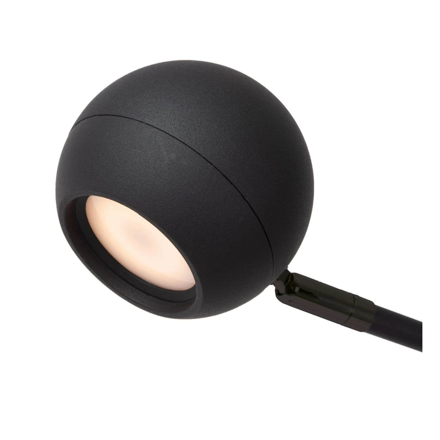 Lucide COMET - Nabu00edjateu013enu00e1 stolnu00e1 lampa - Batu00e9riovu00fd balu00edk - LED 3 StepDim - 1x3W 2700K - u010dierna