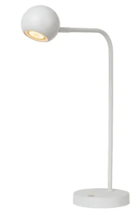 Lucide COMET - Nabu00edjateu013enu00e1 stolnu00e1 lampa - Batu00e9riovu00fd balu00edk - LED 3 StepDim - 1x3W 2700K - biela