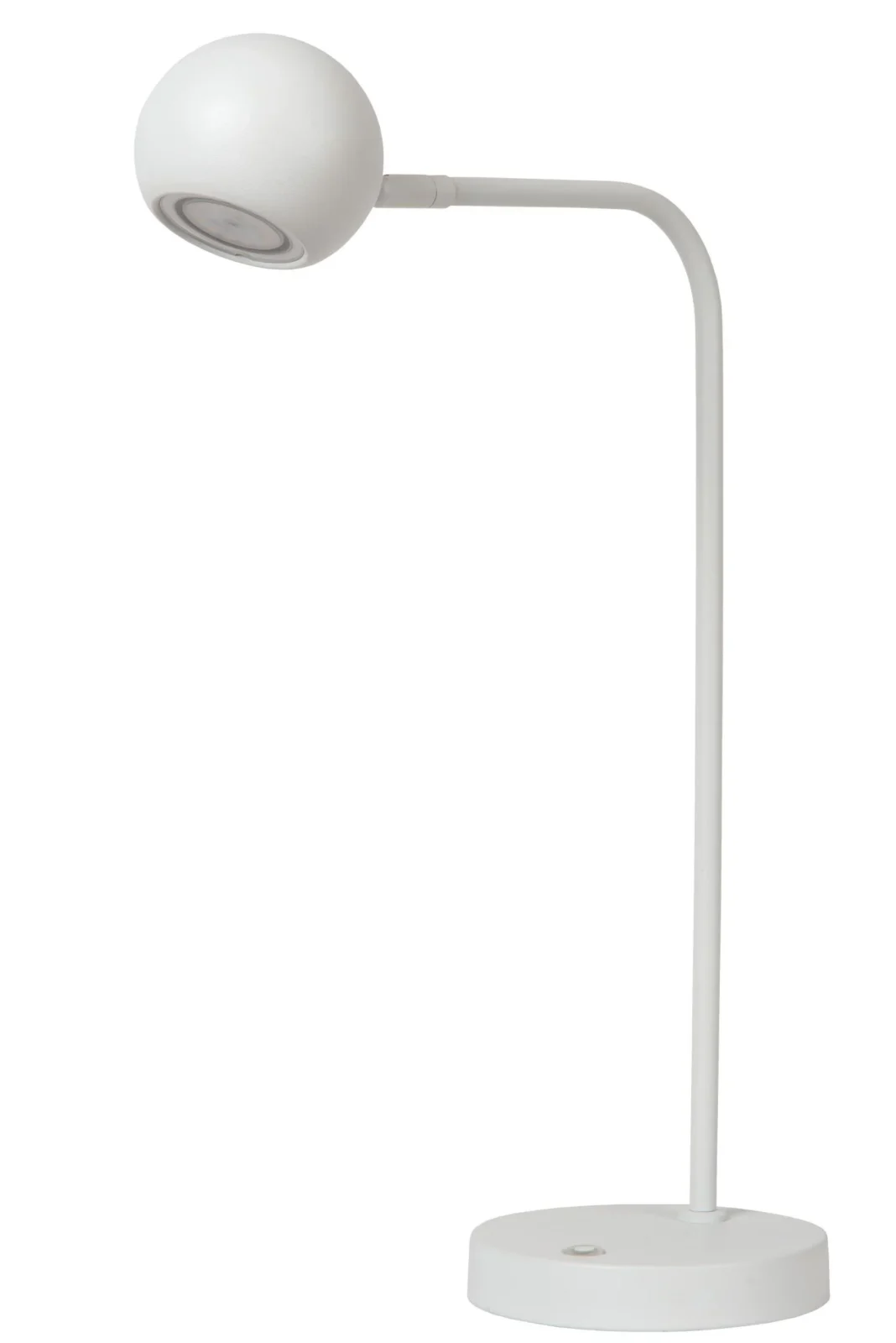 Lucide COMET - Nabu00edjateu013enu00e1 stolnu00e1 lampa - Batu00e9riovu00fd balu00edk - LED 3 StepDim - 1x3W 2700K - biela