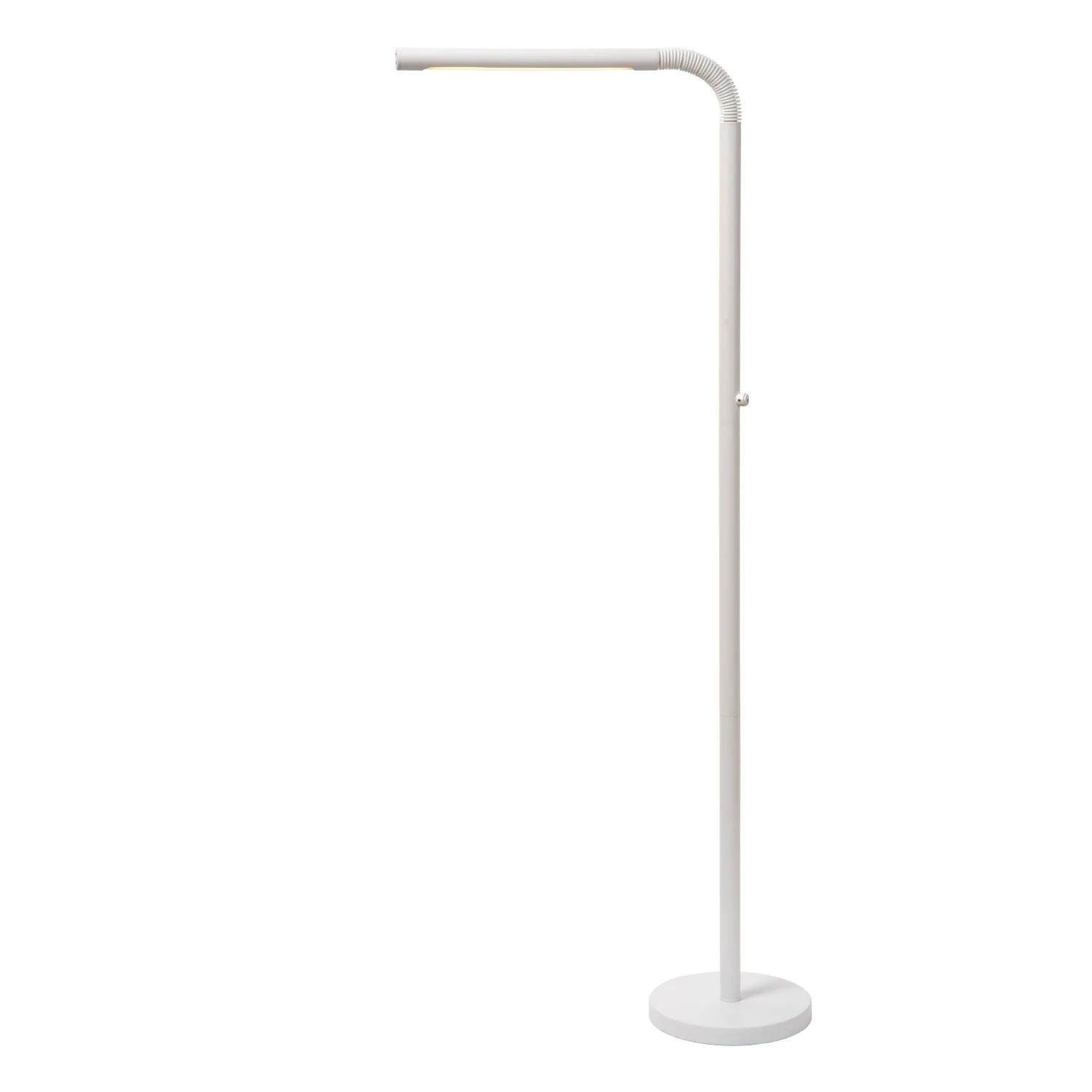 Lucide GILLY - Nabu00edjateu013enu00e1 stojatu00e1 lampa na u010du00edtanie - Batu00e9ria - LED tlmenu00e1 - 1x6W 2700K - biela