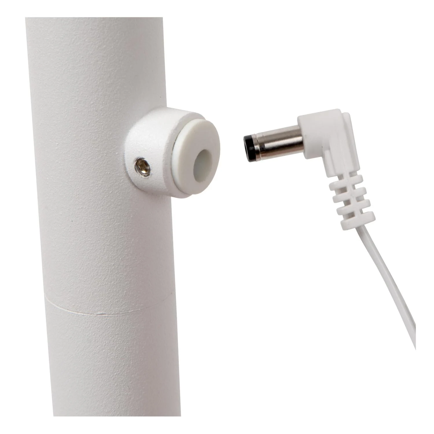 Lucide GILLY - Nabu00edjateu013enu00e1 stojatu00e1 lampa na u010du00edtanie - Batu00e9ria - LED tlmenu00e1 - 1x6W 2700K - biela