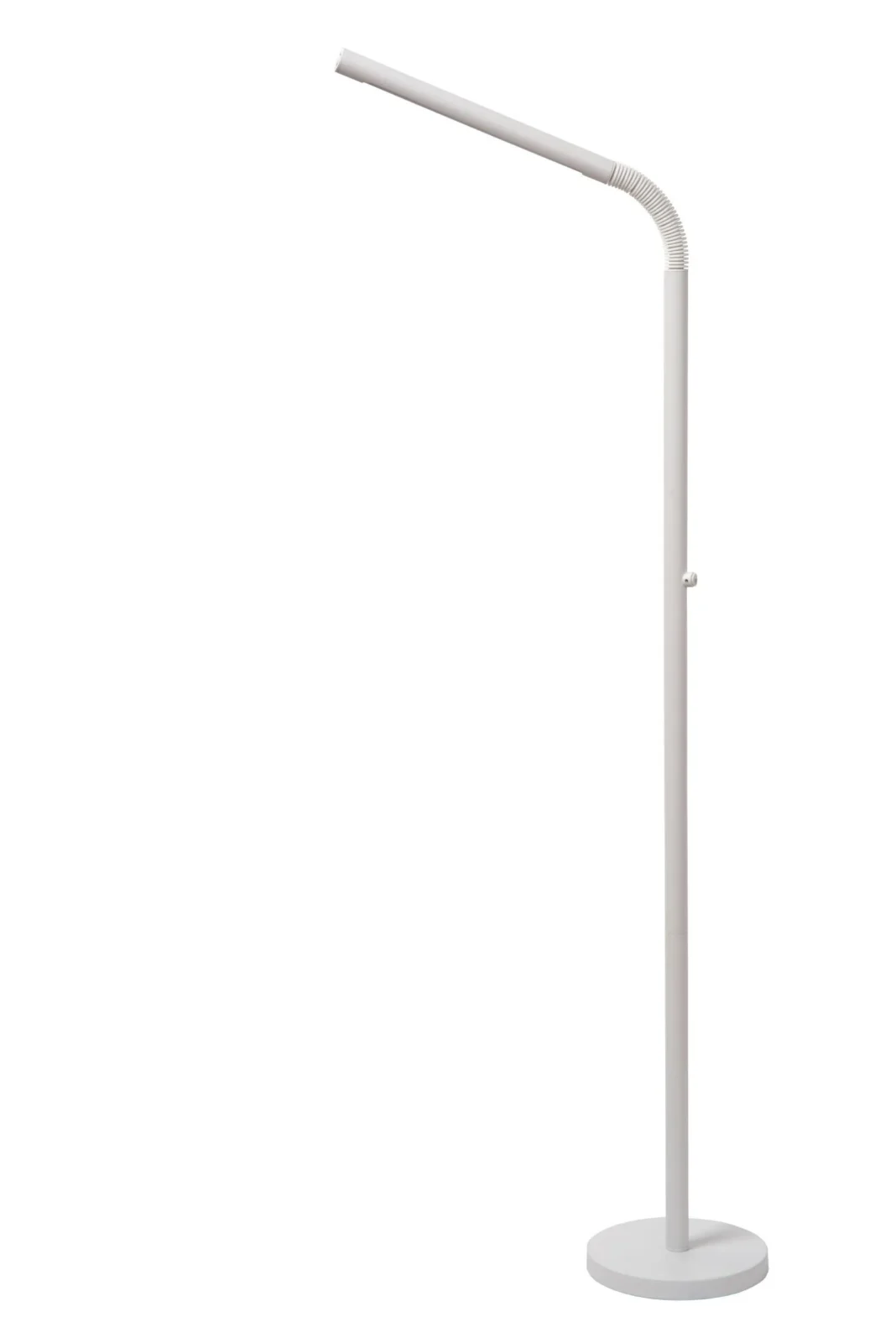 Lucide GILLY - Nabu00edjateu013enu00e1 stojatu00e1 lampa na u010du00edtanie - Batu00e9ria - LED tlmenu00e1 - 1x6W 2700K - biela