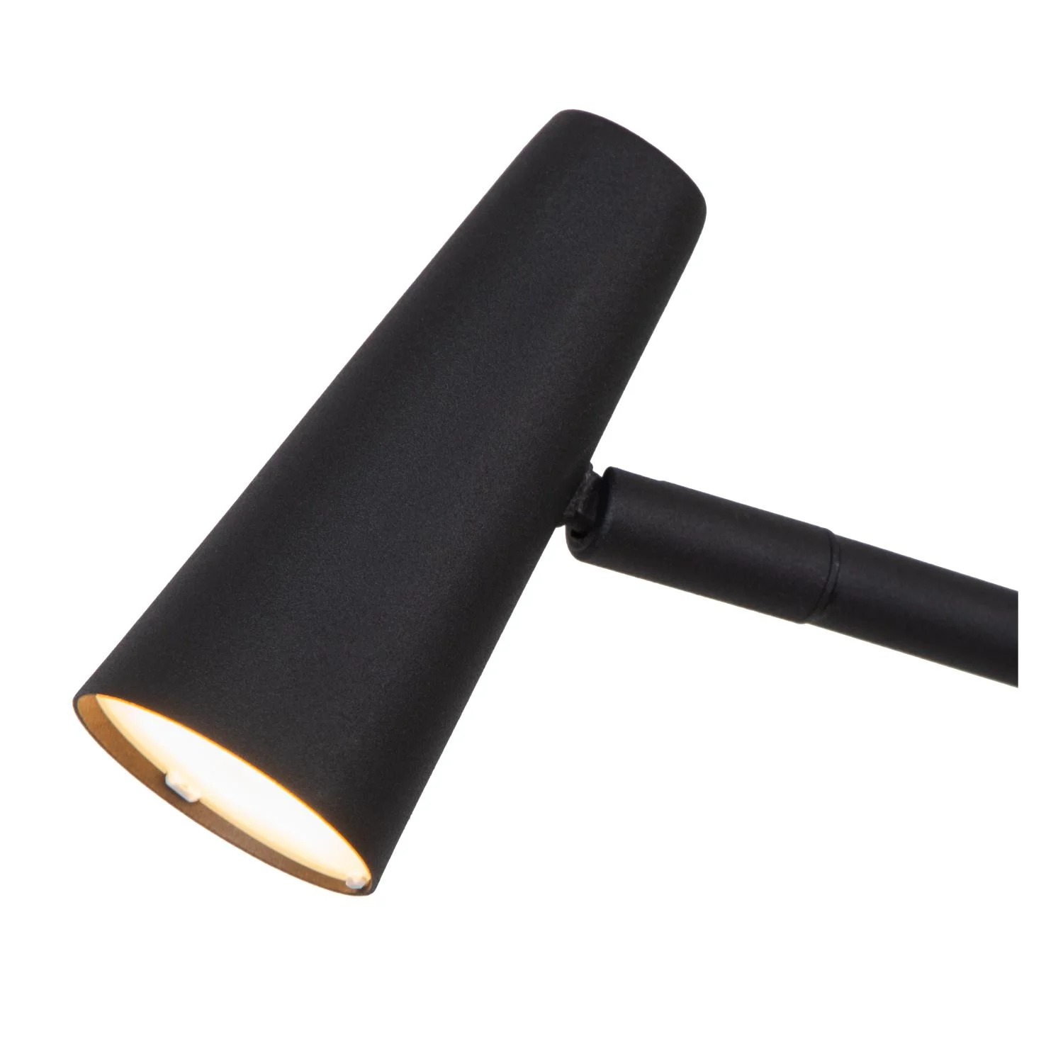 Lucide STIRLING - Nabu00edjateu013enu00e1 stojaca lampa - Batu00e9riovu00fd balu00edk - LED 3 StepDim - 1x3W 2700K - u010dierna