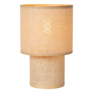 Lucide SALISBURY - Stolnu00e1 lampa - u00d8 20 cm - 1xE27 - Natural - Essential