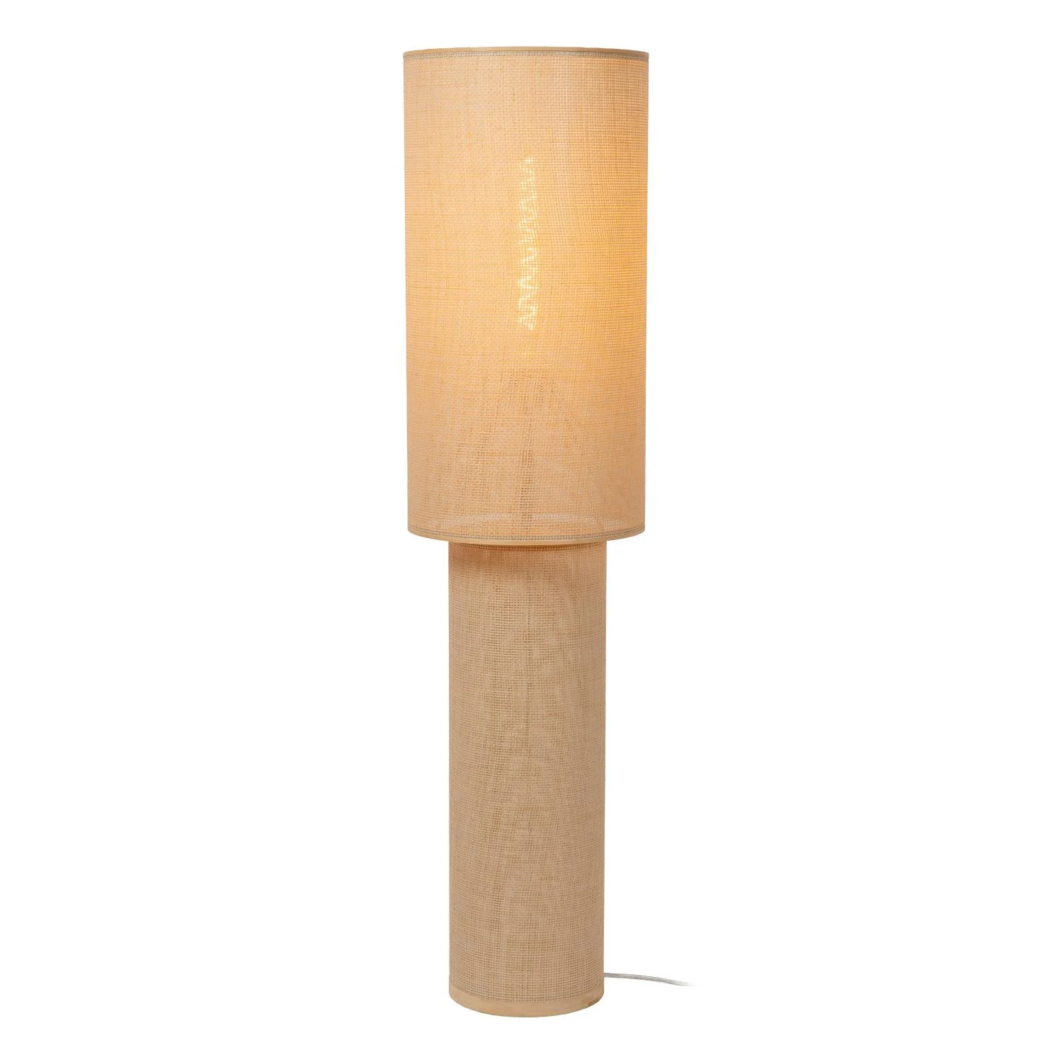 Lucide SALISBURY - Stojaca lampa - u00d8 30 cm - 1xE27 - Natural - Essential