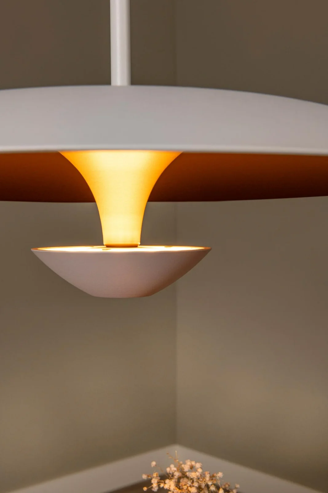 Lucide KENNETH - zu00e1vesnu00e9 svetlo - u00d8 40 cm - LED tlmenu00e9 - 1x12W 2700K - biela | Pru00e9miovu00e9
