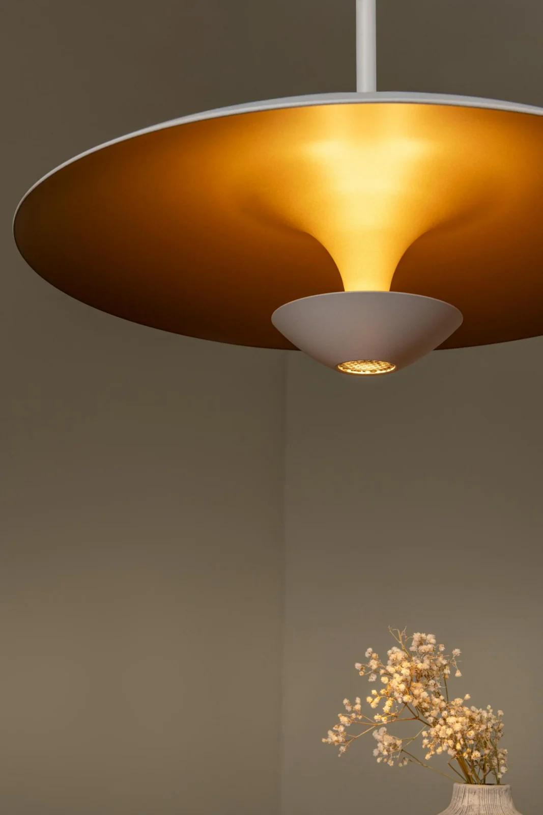 Lucide KENNETH - zu00e1vesnu00e9 svetlo - u00d8 40 cm - LED tlmenu00e9 - 1x12W 2700K - biela | Pru00e9miovu00e9