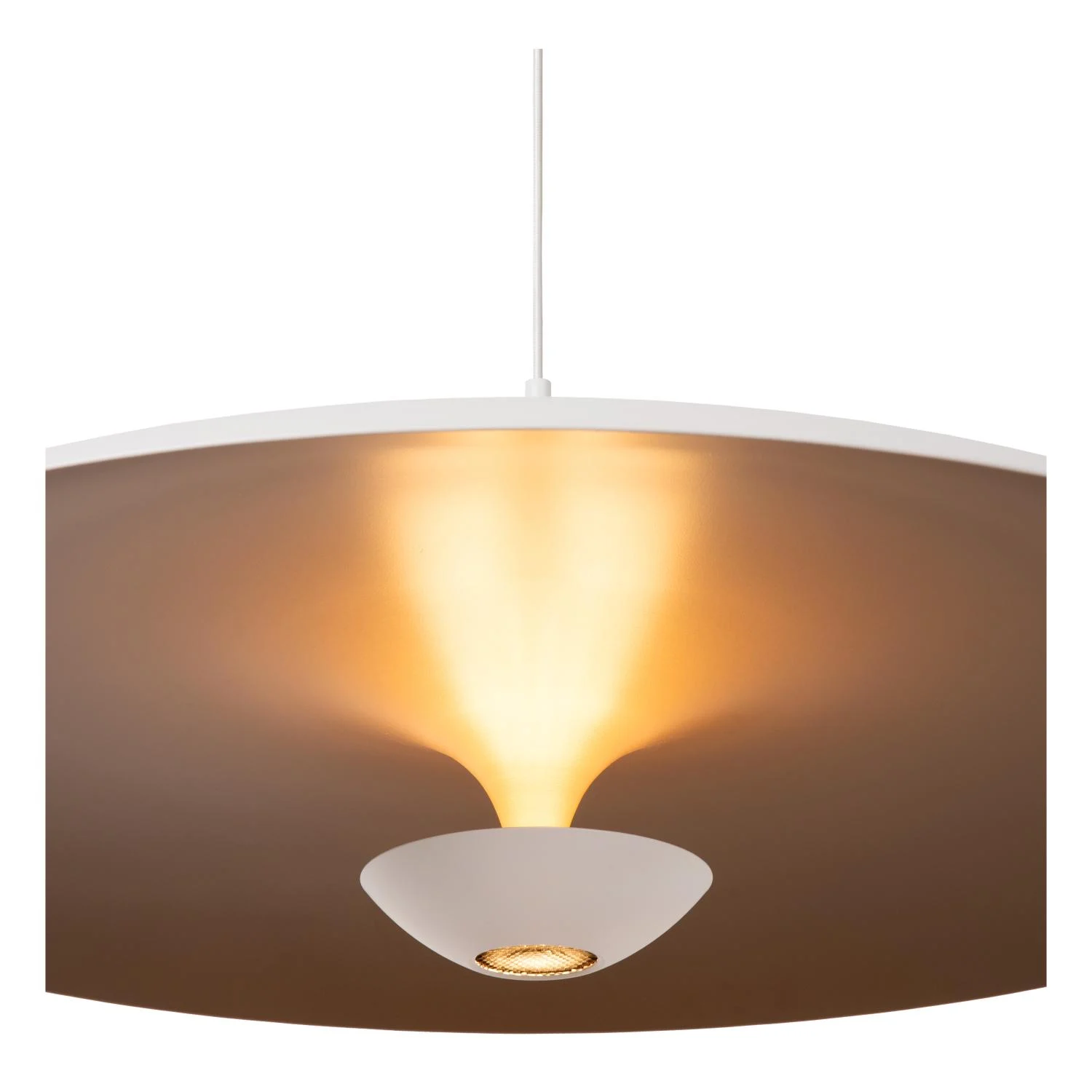 Lucide KENNETH - zu00e1vesnu00e9 svetlo - u00d8 80 cm - LED tlmenu00e9 - 1x22W 2700K - biela | Pru00e9miovu00e9