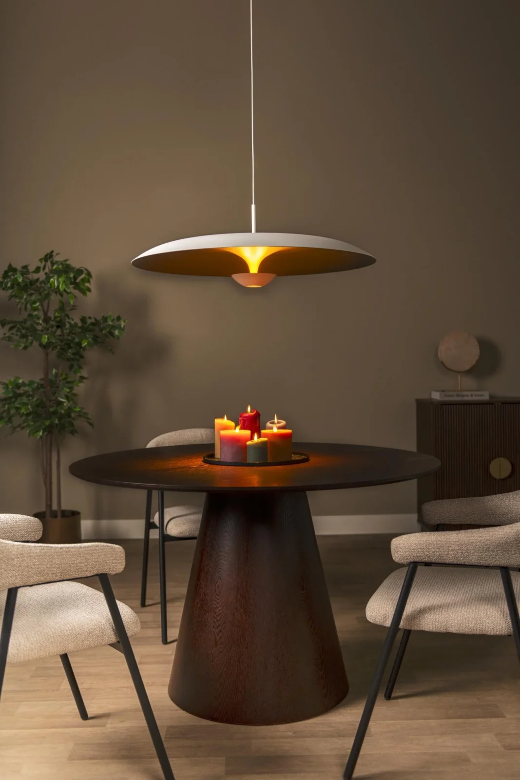 Lucide KENNETH - zu00e1vesnu00e9 svetlo - u00d8 80 cm - LED tlmenu00e9 - 1x22W 2700K - biela | Pru00e9miovu00e9