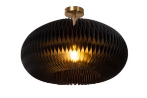 Lucide ARMONI - Zapustenu00e9 stropnu00e9 svetlo - u00d8 52 cm - 1xE27 - u010dierne