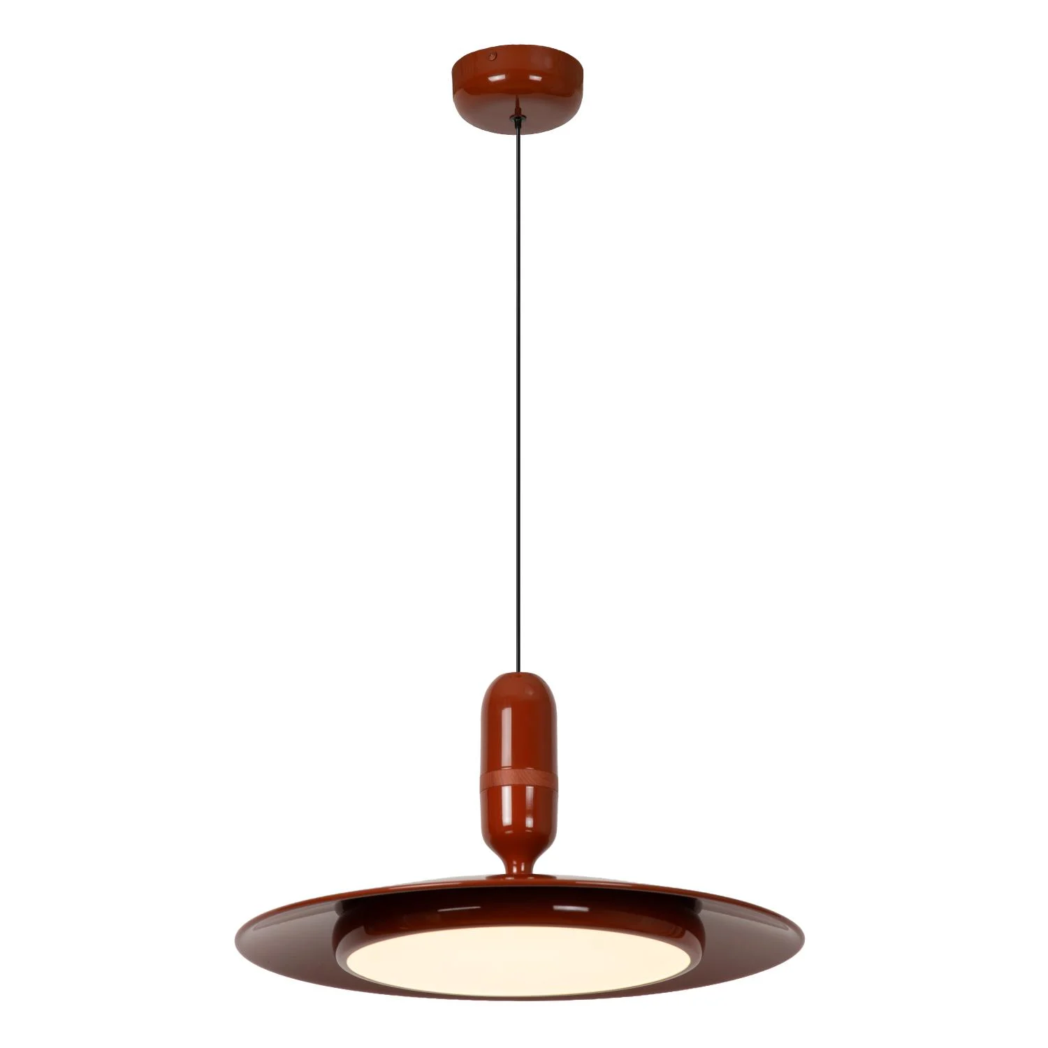 Lucide JOSEFINE - Pendant light - u00d8 47 cm - LED Dim. - CCT - 1x11W 2200K/3000K - Terracotta - Vibes