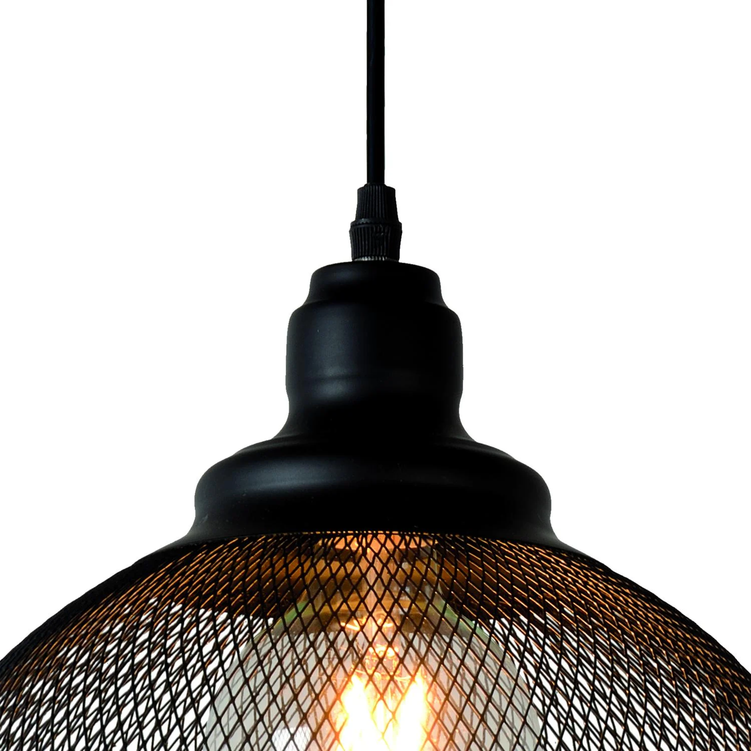 Lucide MESH - zu00e1vesnu00e9 svetlo - u00d8 28 cm - 1xE27 - u010dierna