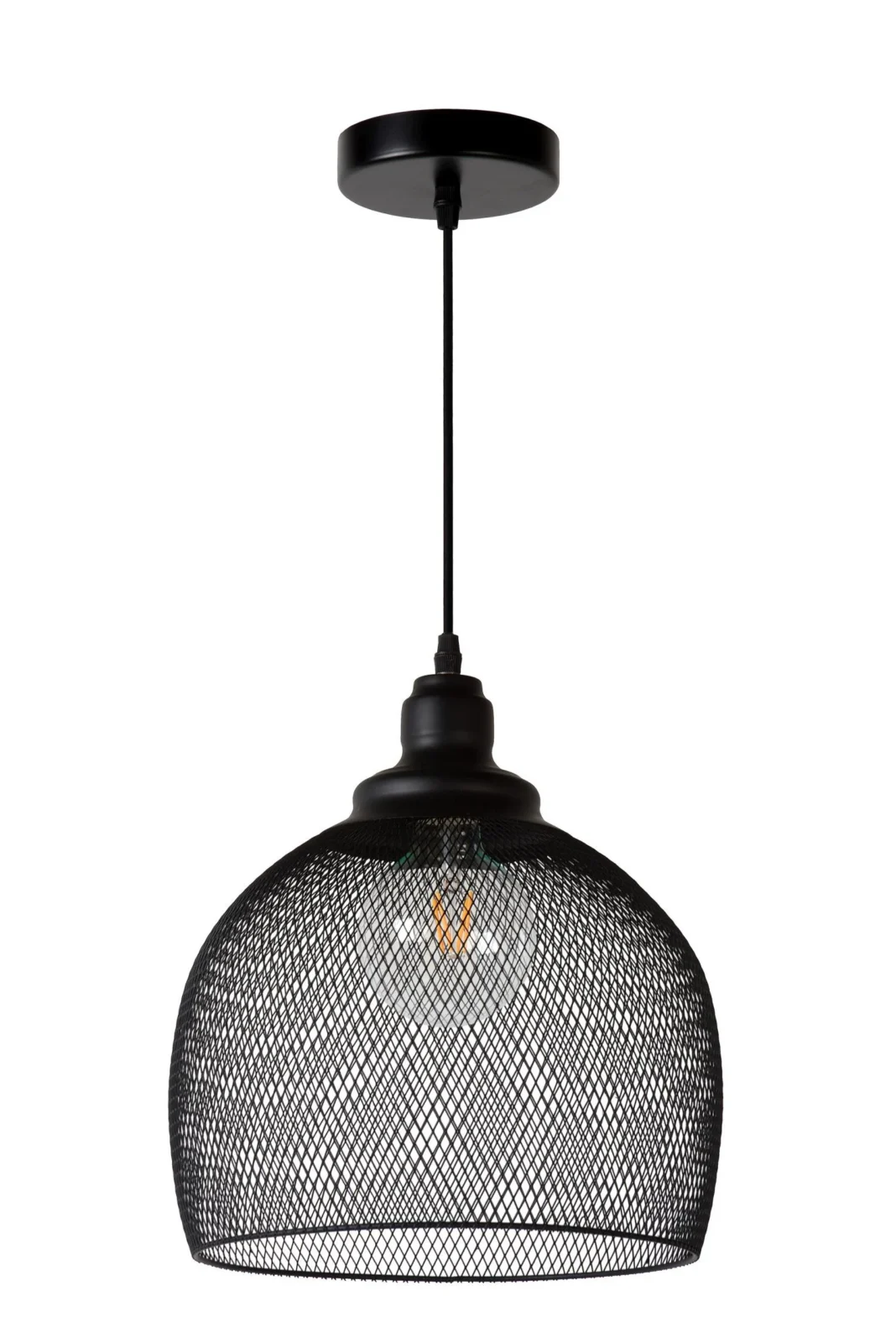 Lucide MESH - zu00e1vesnu00e9 svetlo - u00d8 28 cm - 1xE27 - u010dierna