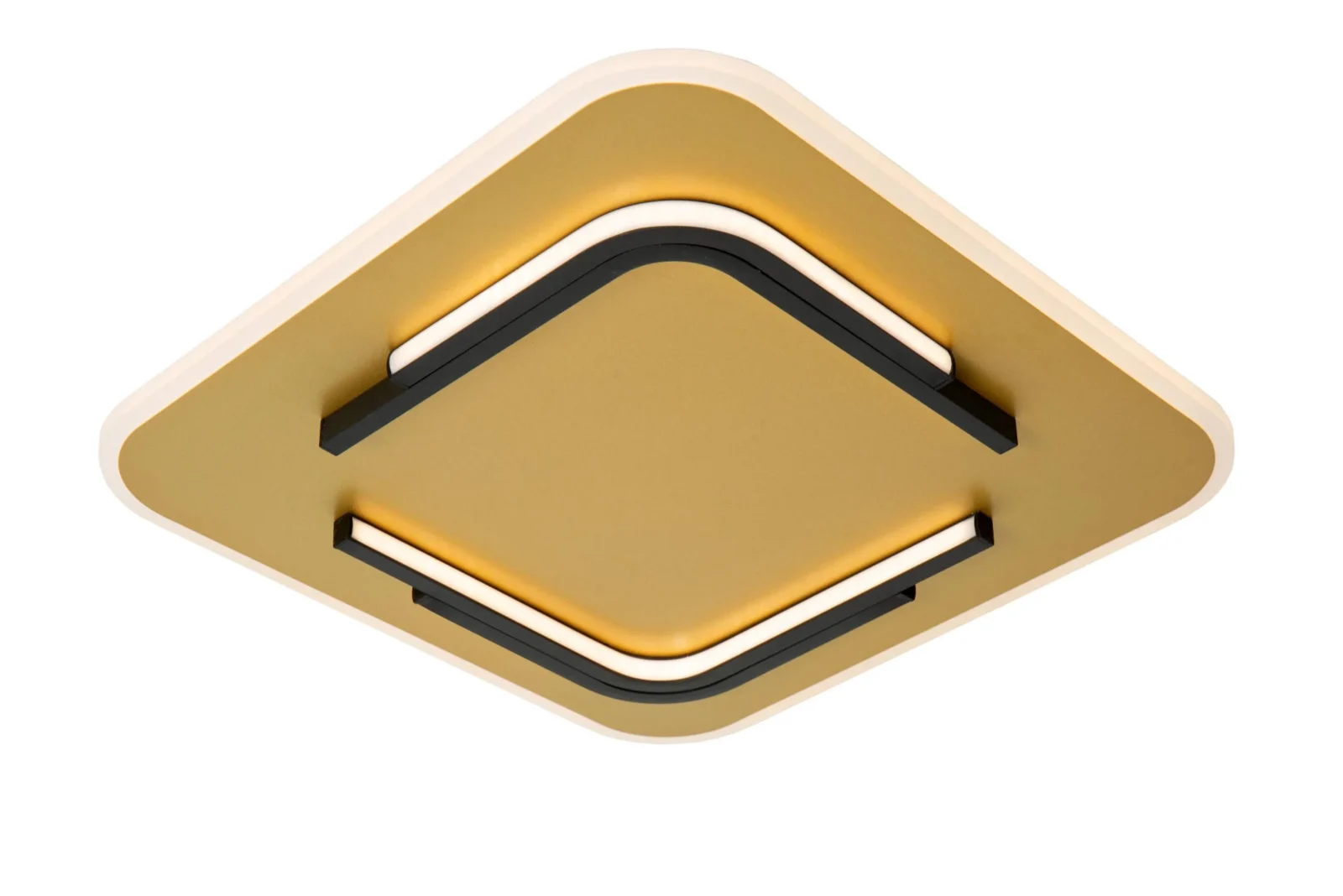 Lucide ANDREAS - Zapustenu00e9 stropnu00e9 svetlo - LED - 1x30W 2700K - matnu00e9 zlato / mosadz