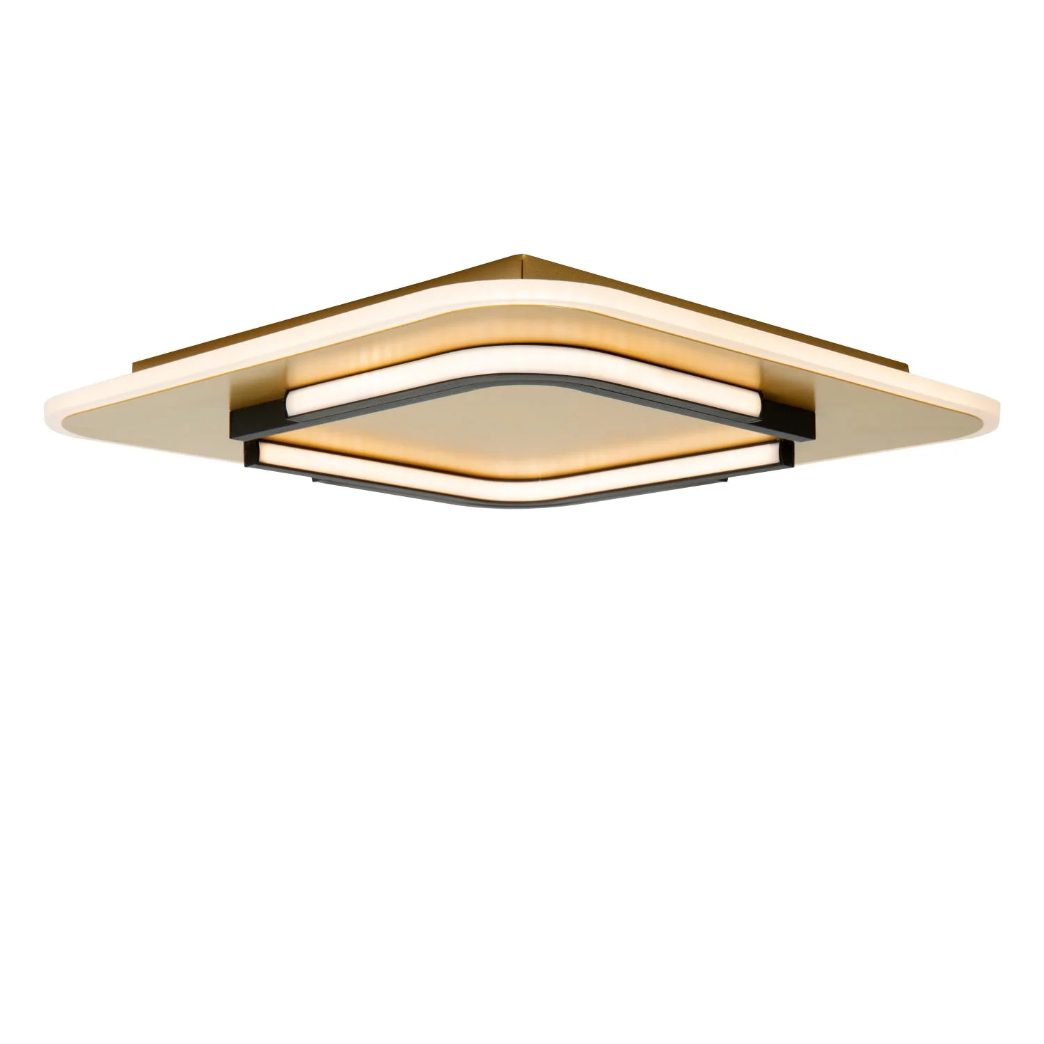 Lucide ANDREAS - Zapustenu00e9 stropnu00e9 svetlo - LED - 1x30W 2700K - matnu00e9 zlato / mosadz