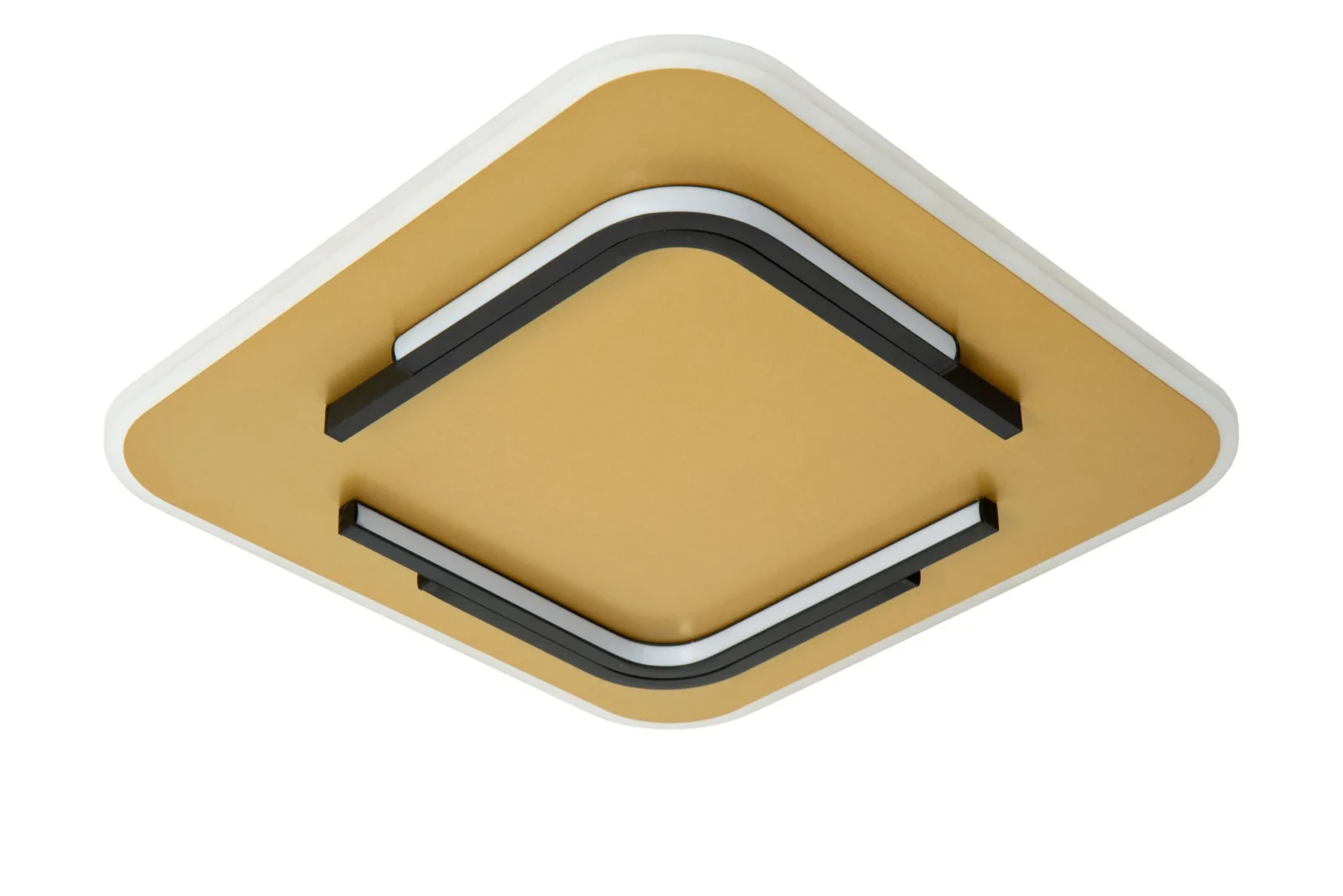 Lucide ANDREAS - Zapustenu00e9 stropnu00e9 svetlo - LED - 1x30W 2700K - matnu00e9 zlato / mosadz