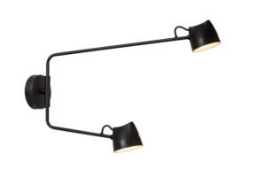 Lucide MILNE - Nu00e1stennu00e9 svetlo - LED tlmenu00e9. - 2x8W 2700K - u010dierne
