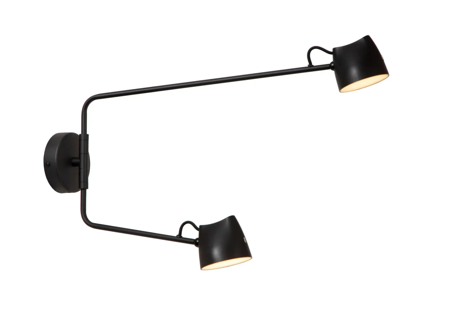 Lucide MILNE - Nu00e1stennu00e9 svetlo - LED tlmenu00e9. - 2x8W 2700K - u010dierne