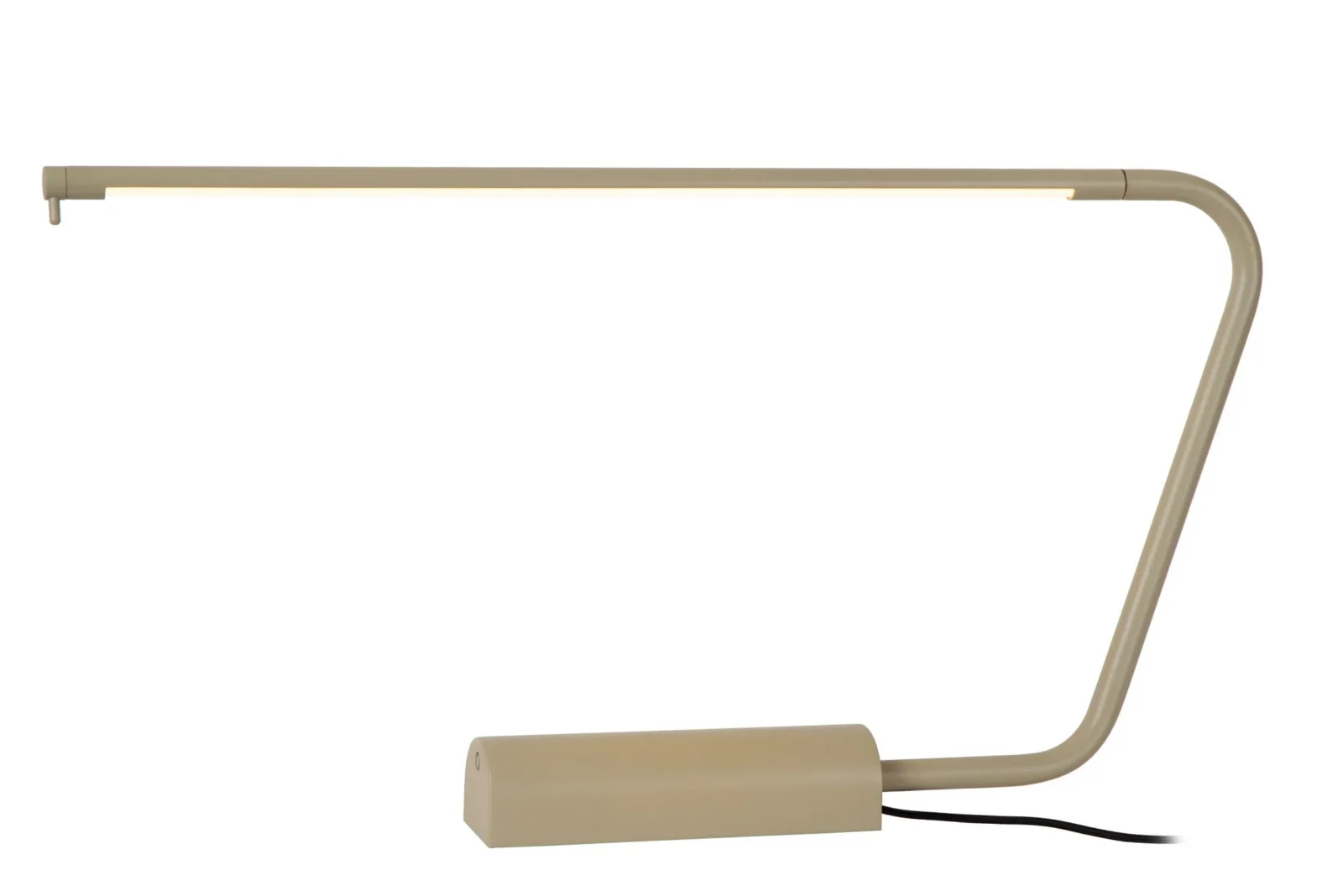 Lucide MADISON - Stolnu00e1 lampa - LED tlmenu00e1. - 1x6,5W 2700K - Taupe