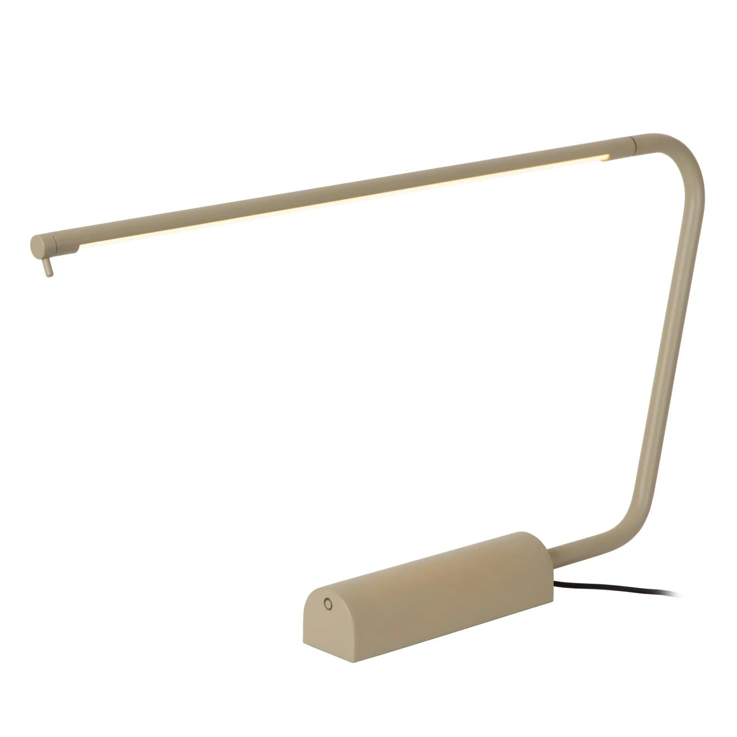 Lucide MADISON - Stolnu00e1 lampa - LED tlmenu00e1. - 1x6,5W 2700K - Taupe