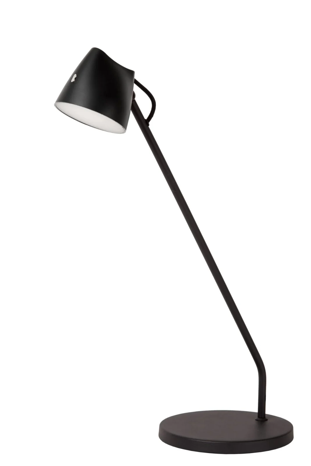 Lucide MILNE - Stolnu00e1 lampa - LED tlmenu00e1 - 1x8W 2700K - u010dierna