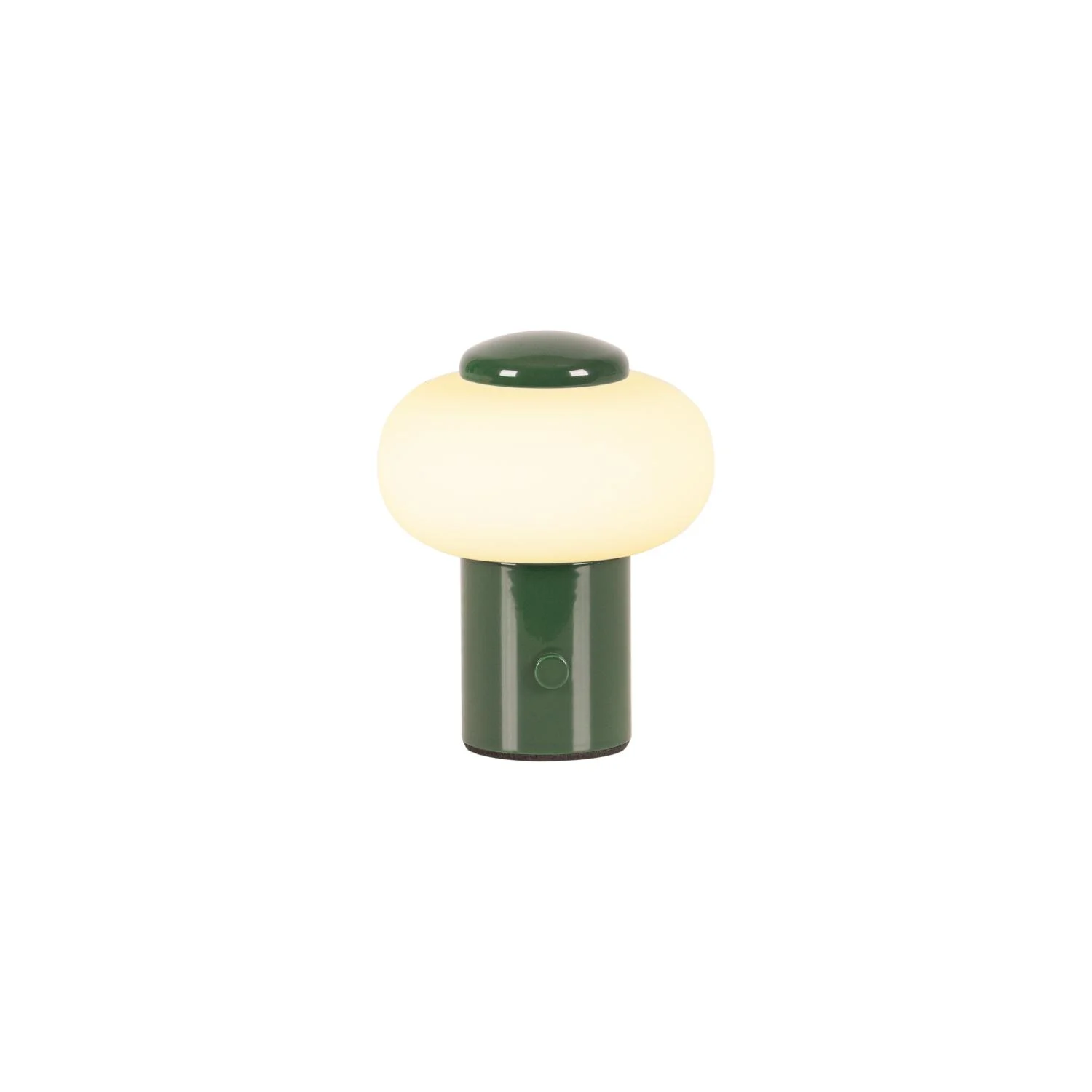 Lucide GUSTAV - Nabu00edjateu013enu00e1 stolnu00e1 lampa - Batu00e9riovu00fd balu00edk - u00d8 8 cm - LED tlmenu00e1 - 1x0,8W 2700K - zelenu00e1 | Essential