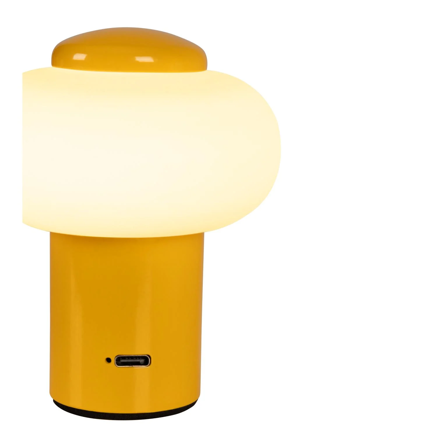 Lucide GUSTAV - Nabu00edjateu013enu00e1 stolnu00e1 lampa - Batu00e9riovu00fd balu00edk - u00d8 8 cm - LED tlmenu00fd. - 1x0,8W 2700K - u017eltu00e1 | Essential