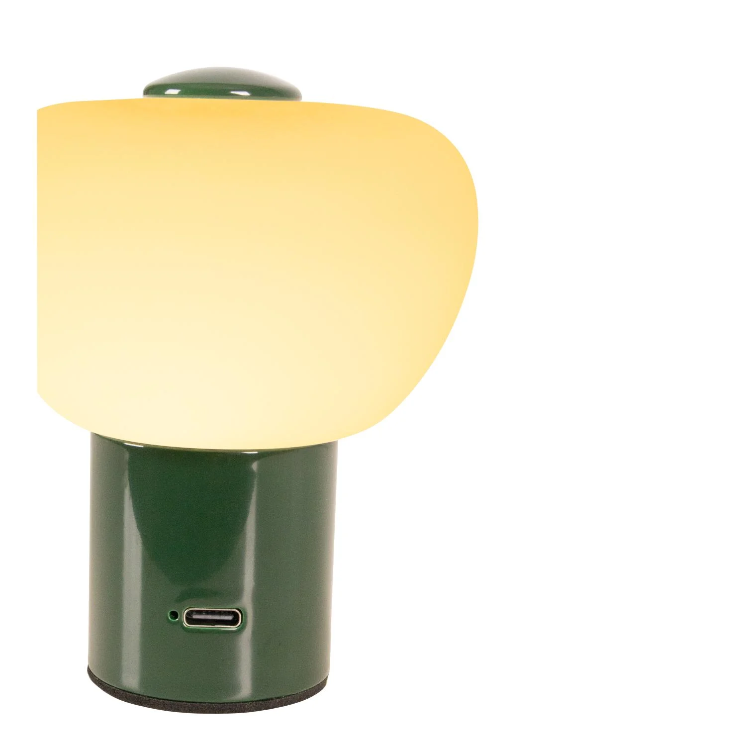 Lucide GUSTAV - Nabu00edjateu013enu00e1 stolnu00e1 lampa - Batu00e9riovu00fd balu00edk - u00d8 8 cm - LED tlmenu00e1 - 1x0,8W 2700K - zelenu00e1 | Essential