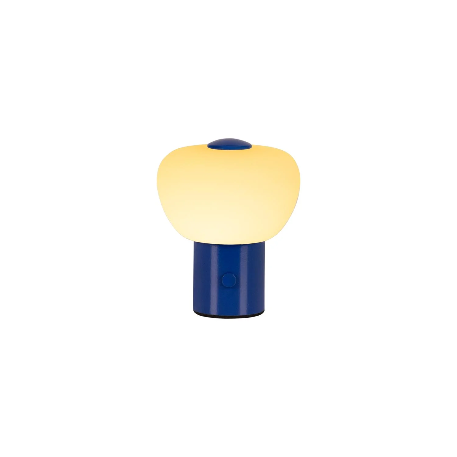Lucide GUSTAV - Nabu00edjateu013enu00e1 stolnu00e1 lampa - Batu00e9riovu00fd balu00edk - u00d8 8 cm - LED tlmenu00e1 - 1x0,8W 2700K - modru00e1 | Essential