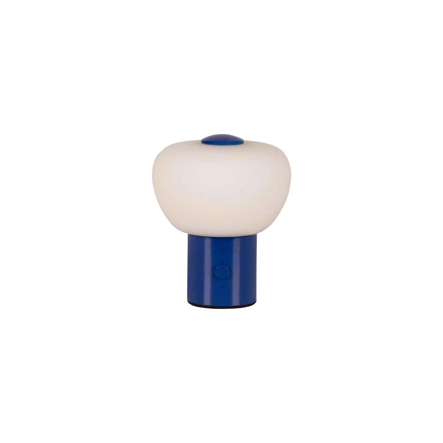 Lucide GUSTAV - Nabu00edjateu013enu00e1 stolnu00e1 lampa - Batu00e9riovu00fd balu00edk - u00d8 8 cm - LED tlmenu00e1 - 1x0,8W 2700K - modru00e1 | Essential