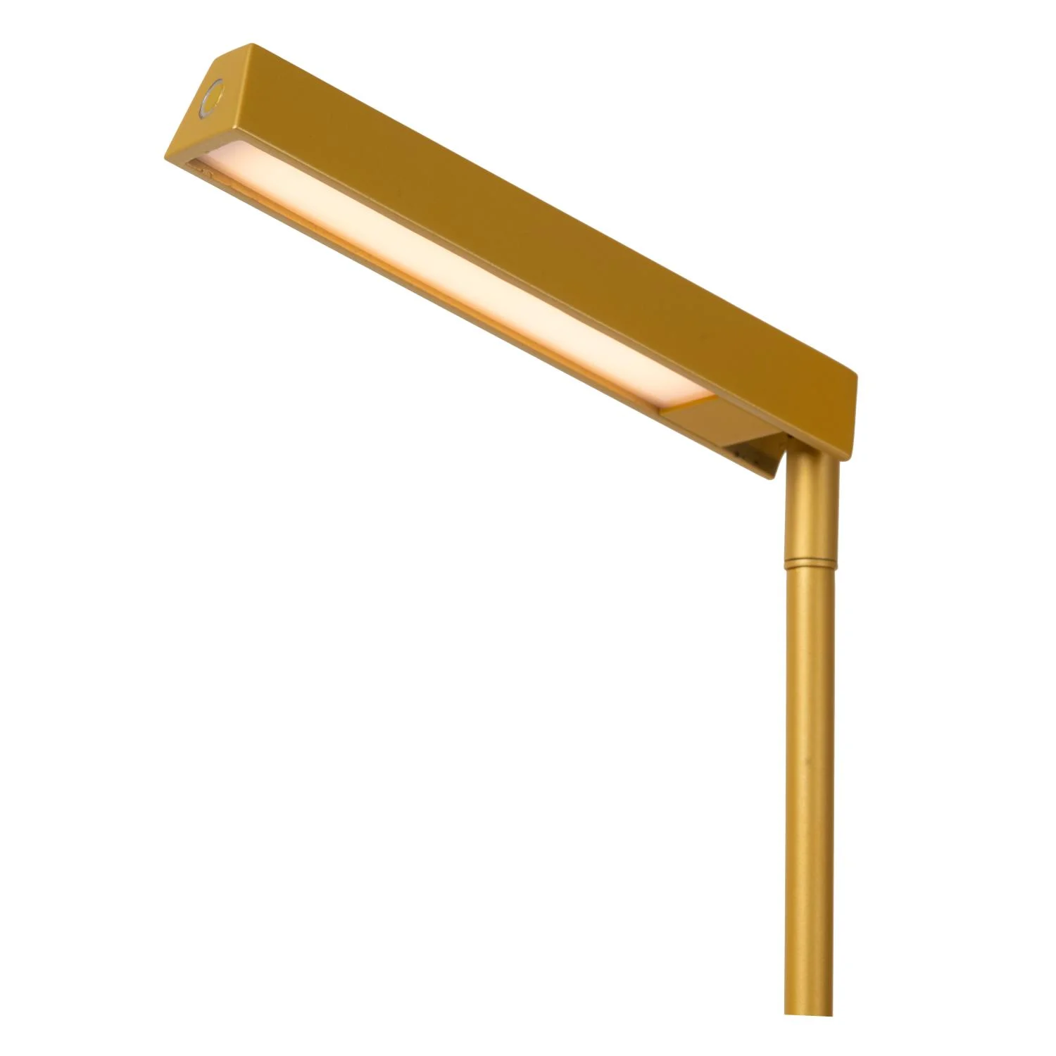 Lucide LAVALE - Podlahovu00e1 u010du00edtacia lampa - LED tlmenu00e1 - 1x3W 2700K - okrovu00e1 u017eltu00e1