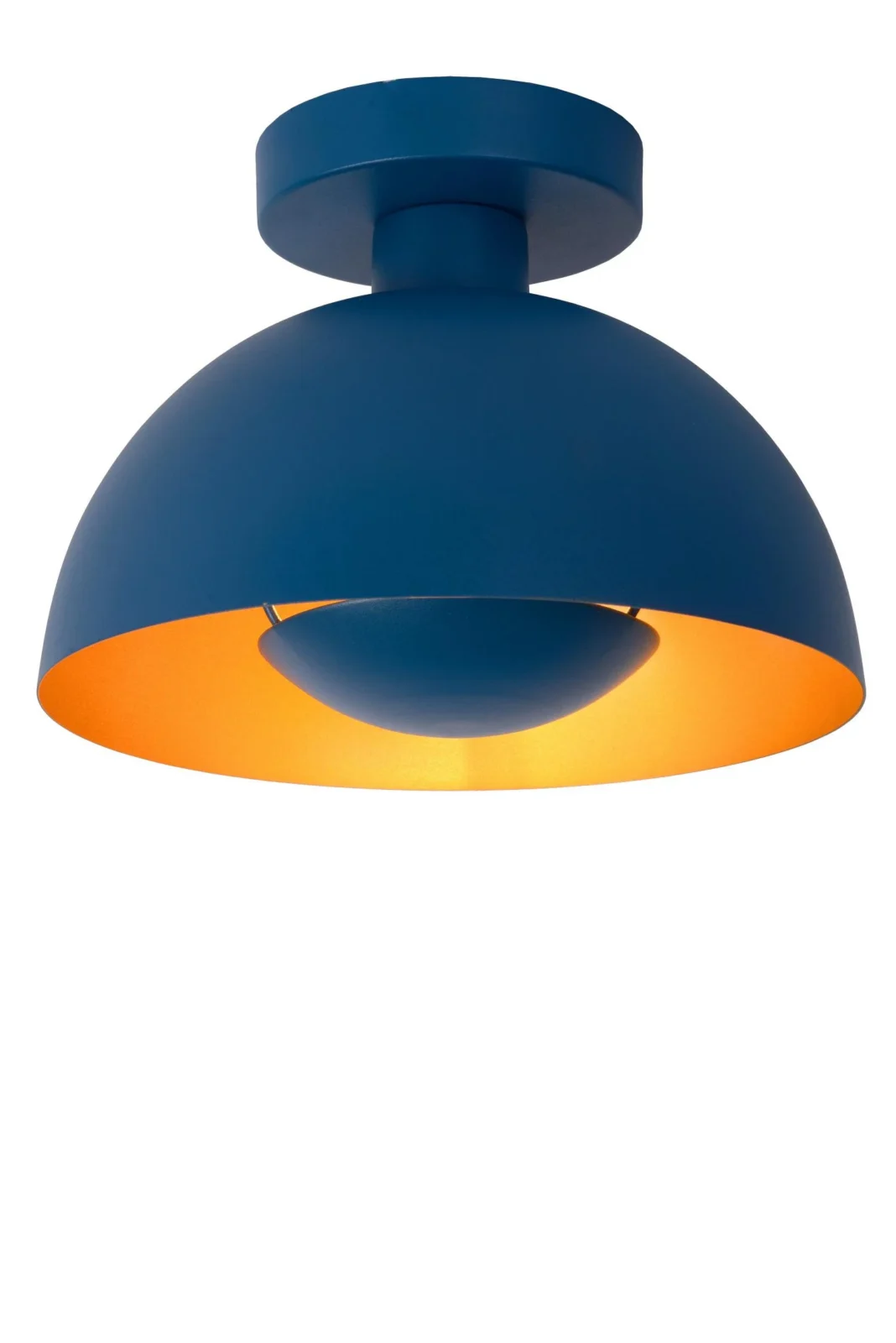 Lucide SIEMON - Zapustenu00e9 stropnu00e9 svetlo - u00d8 25 cm - 1xE27 - modru00e9