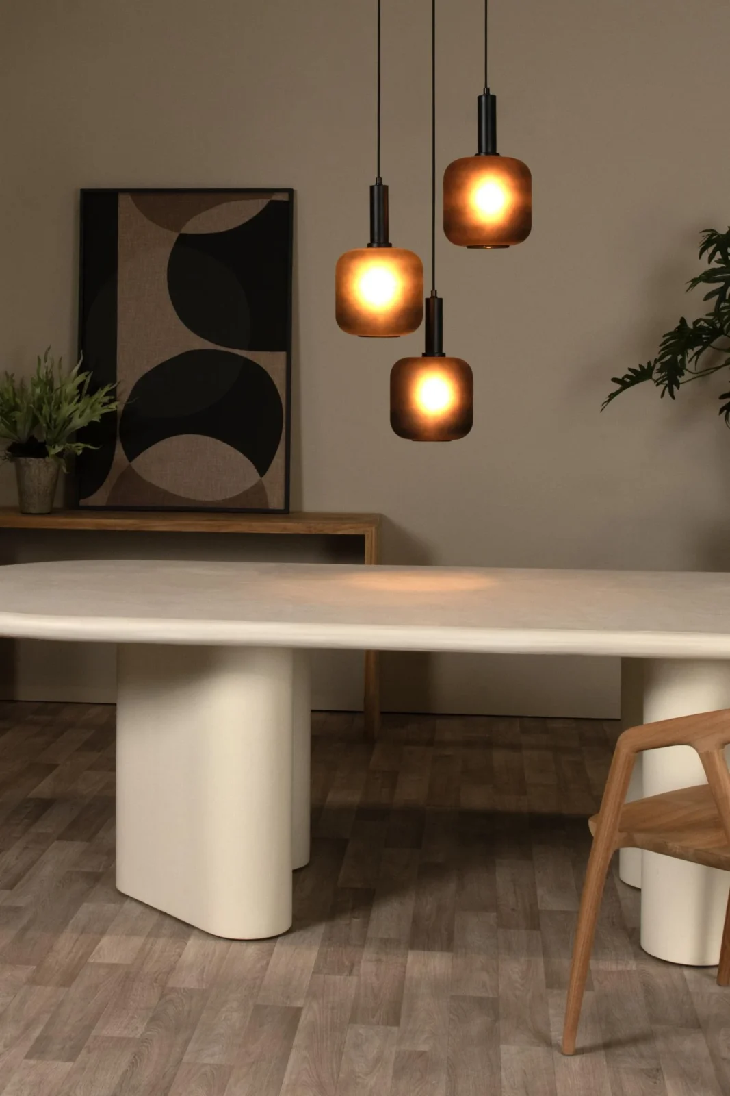 Lucide ELOISE - Zu00e1vesnu00e9 svetlo - u00d8 40 cm - 3xE27 - u010dierna