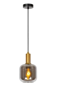 Lucide JOANET - Zu00e1vesnu00e9 svetlo - u00d8 16 cm - 1xE27 - Smoke Grey