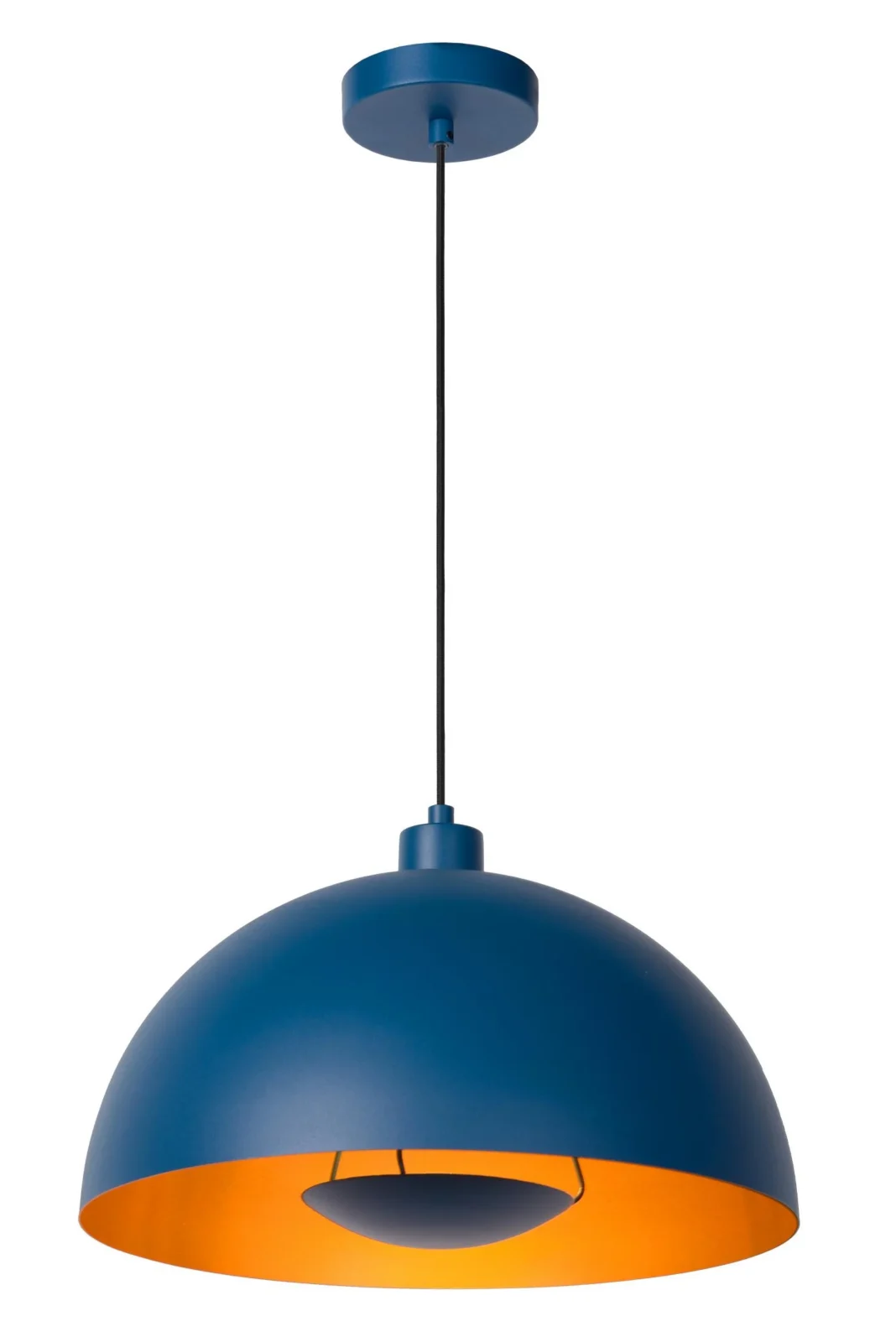Lucide SIEMON - Zu00e1vesnu00e9 svetlo - u00d8 40 cm - 1xE27 - Modru00e1