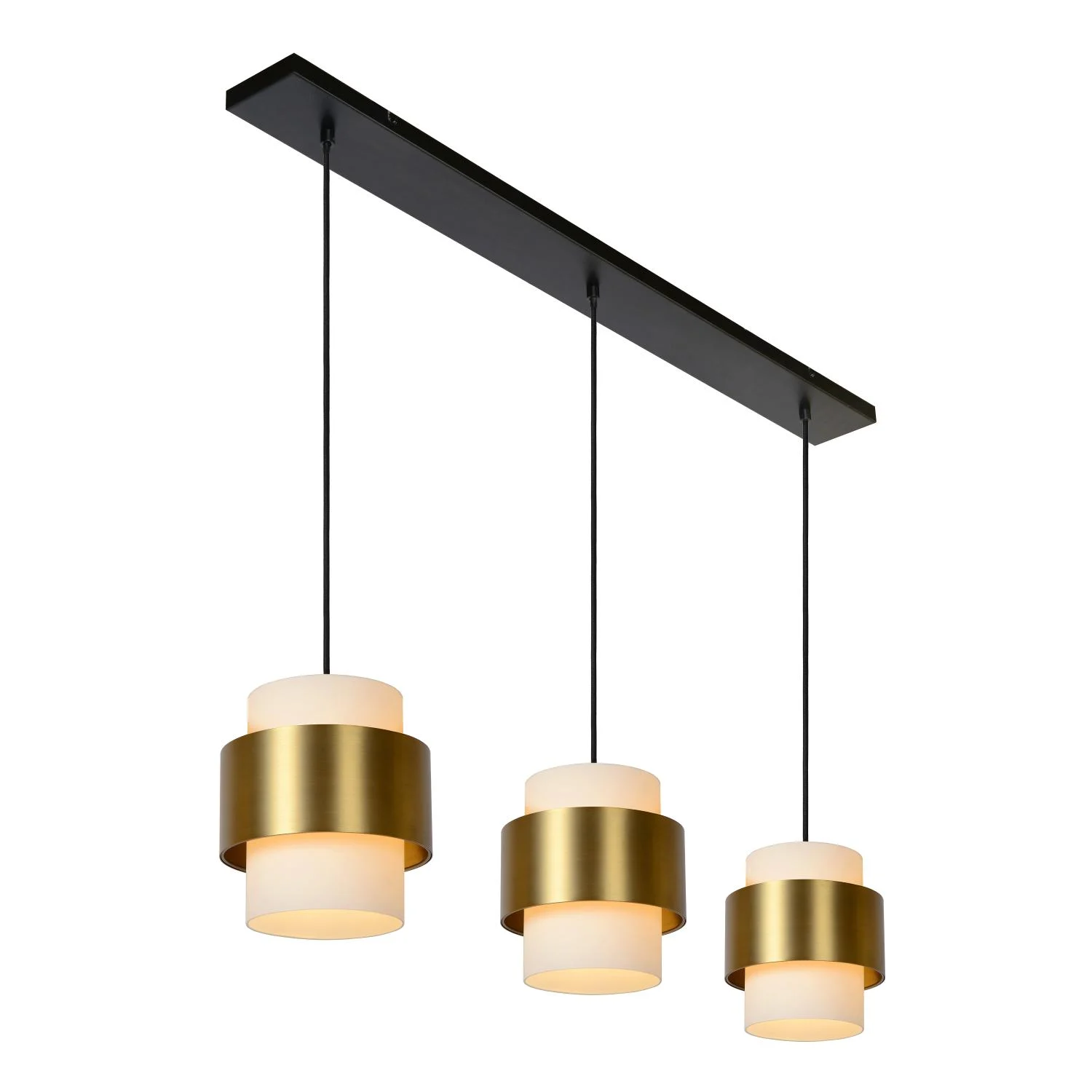 Lucide FIRMIN - Zu00e1vesnu00e9 svetlo - 3xE27 - Matt Gold / Brass