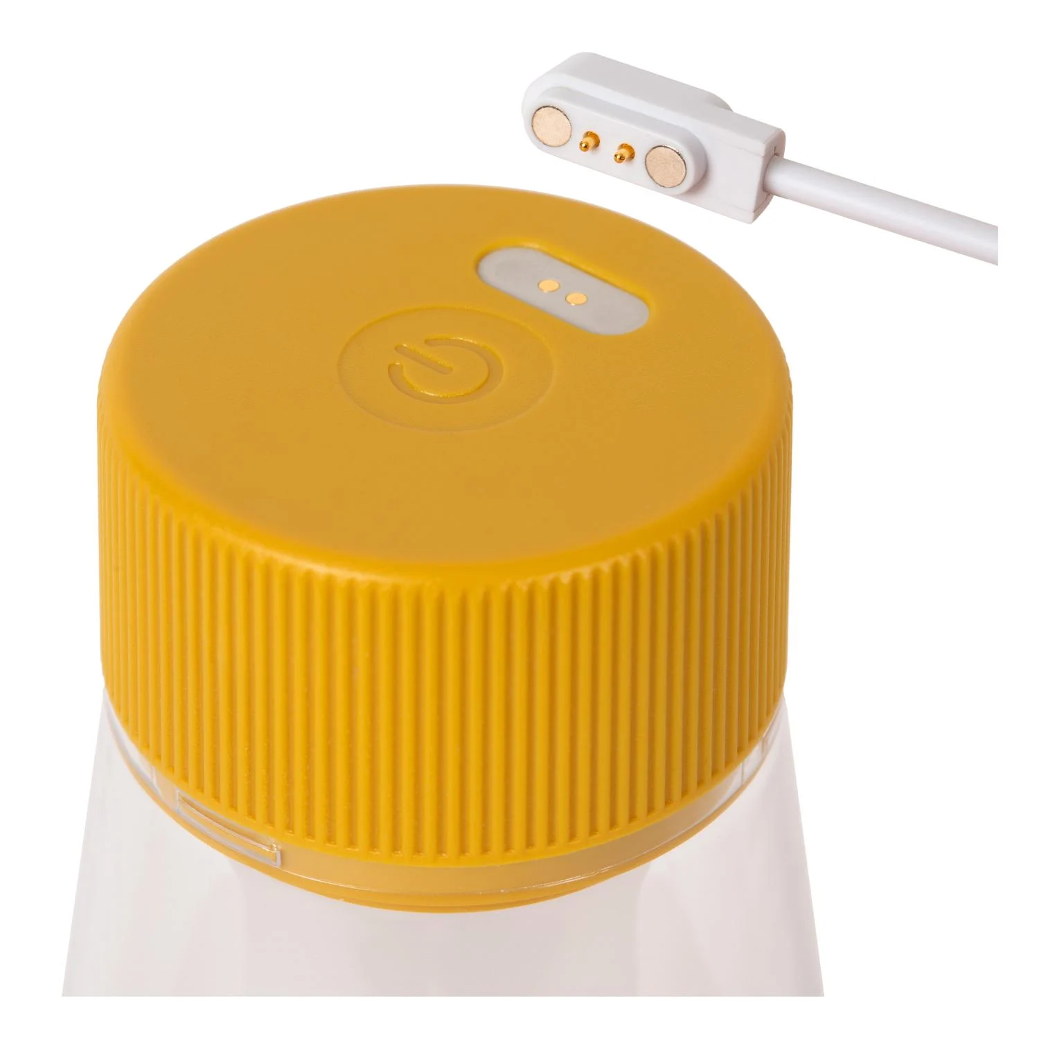 Lucide LORALI - Nabu00edjateu013enu00e1 stolnu00e1 lampa do interiu00e9ru/exteriu00e9ru - batu00e9riovu00fd balu00edk - u00d8 7,7 cm - LED tlmenu00e1 - 1x1,2W 2600K/3000K - IP44 - Okrovu00e1 u017eltu00e1
