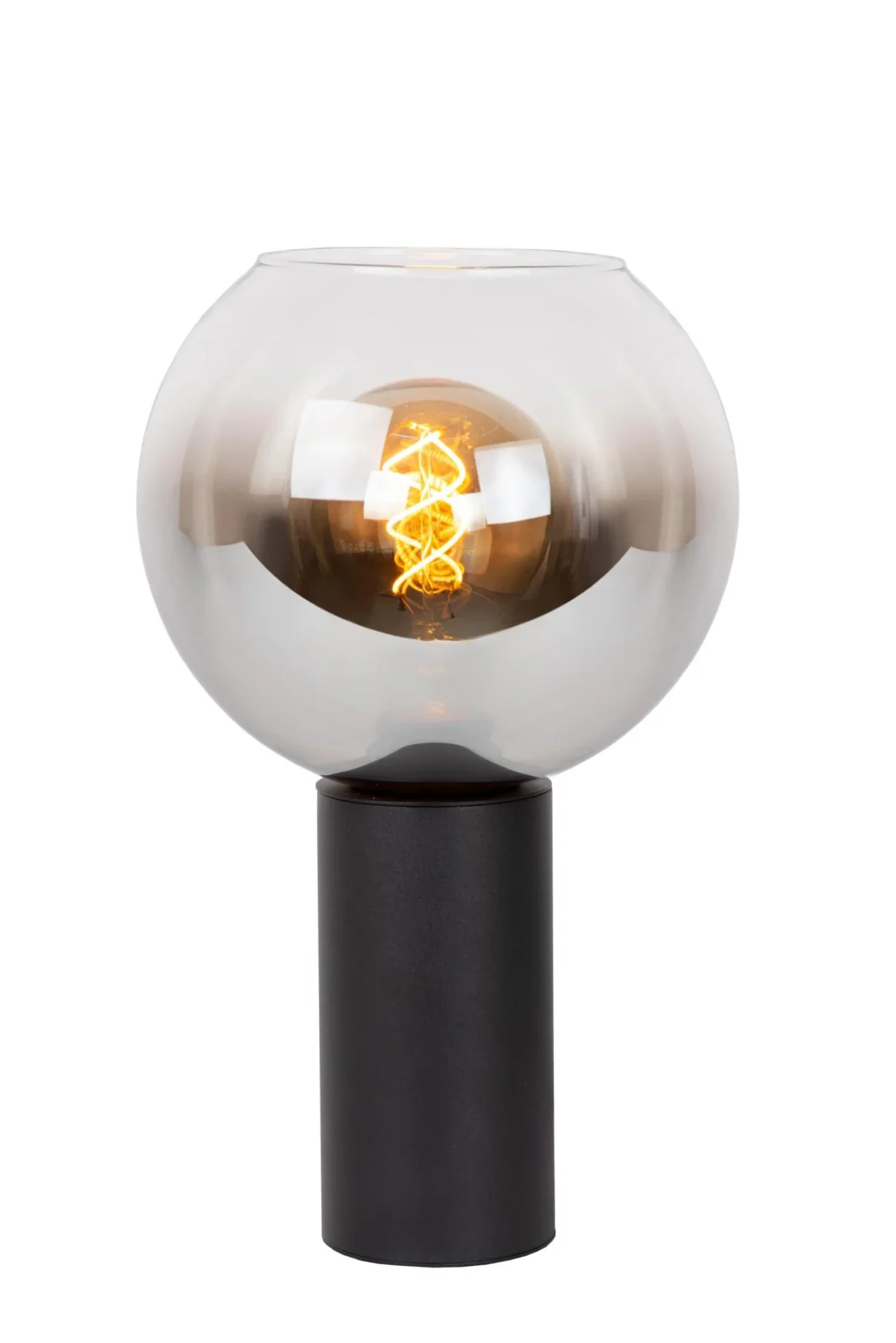 Lucide MARIUS - Stolnu00e1 lampa - u00d8 20 cm - 1xE27 - u010dierna