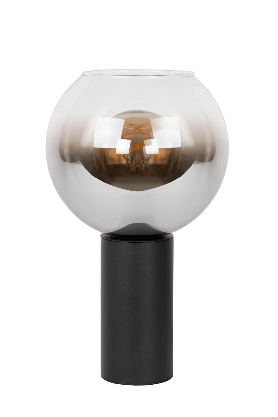 Lucide MARIUS - Stolnu00e1 lampa - u00d8 20 cm - 1xE27 - u010dierna
