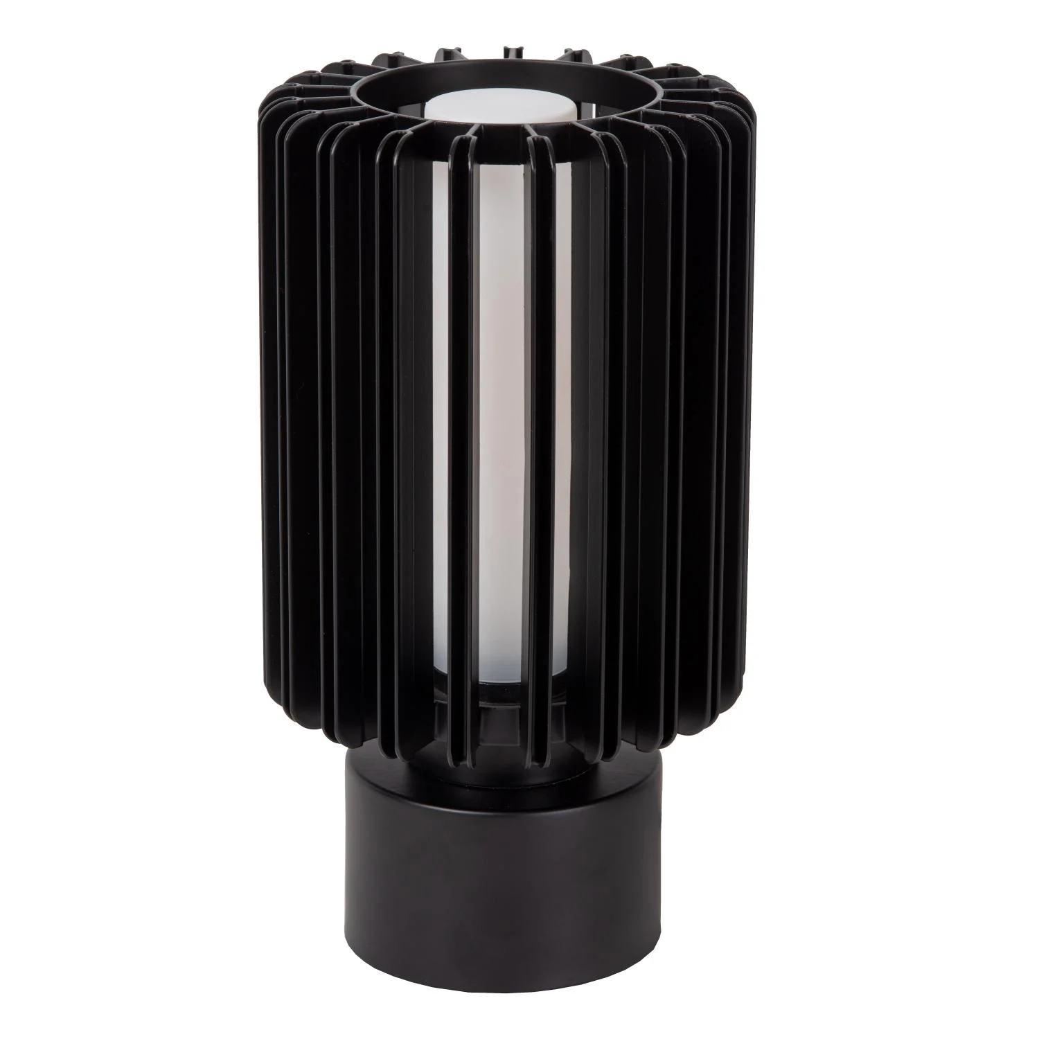 Lucide LAMBRES - Stolnu00e1 lampa - u00d8 15 cm - 1xE27 - u010dierna