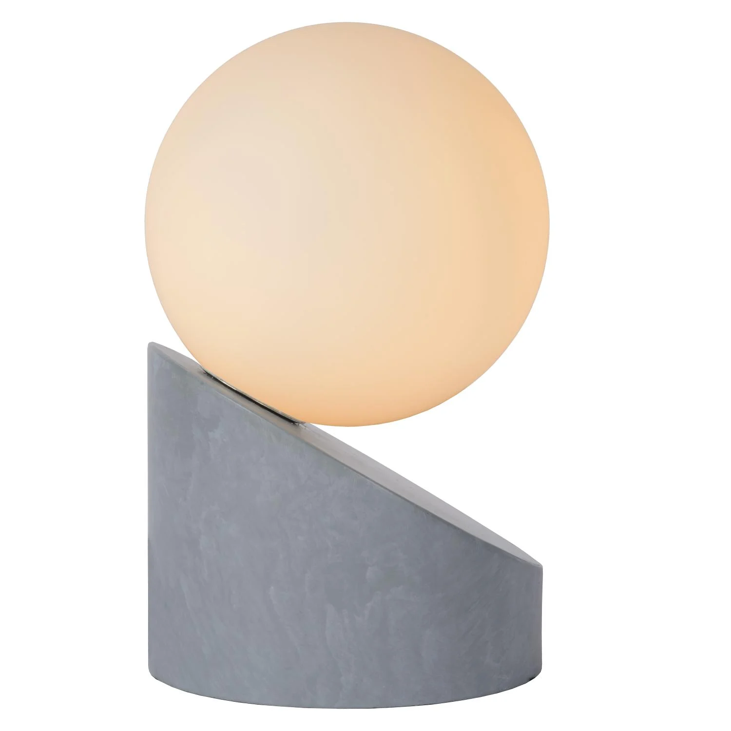 Lucide LEN - Stolnu00e1 lampa - u00d8 10 cm - 1xG9 - sivu00e1