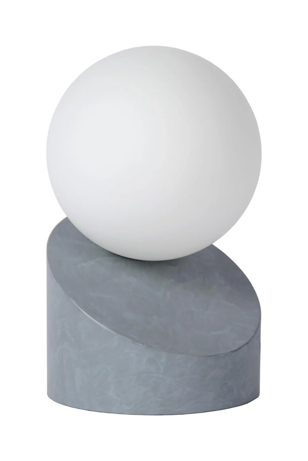 Lucide LEN - Stolnu00e1 lampa - u00d8 10 cm - 1xG9 - sivu00e1