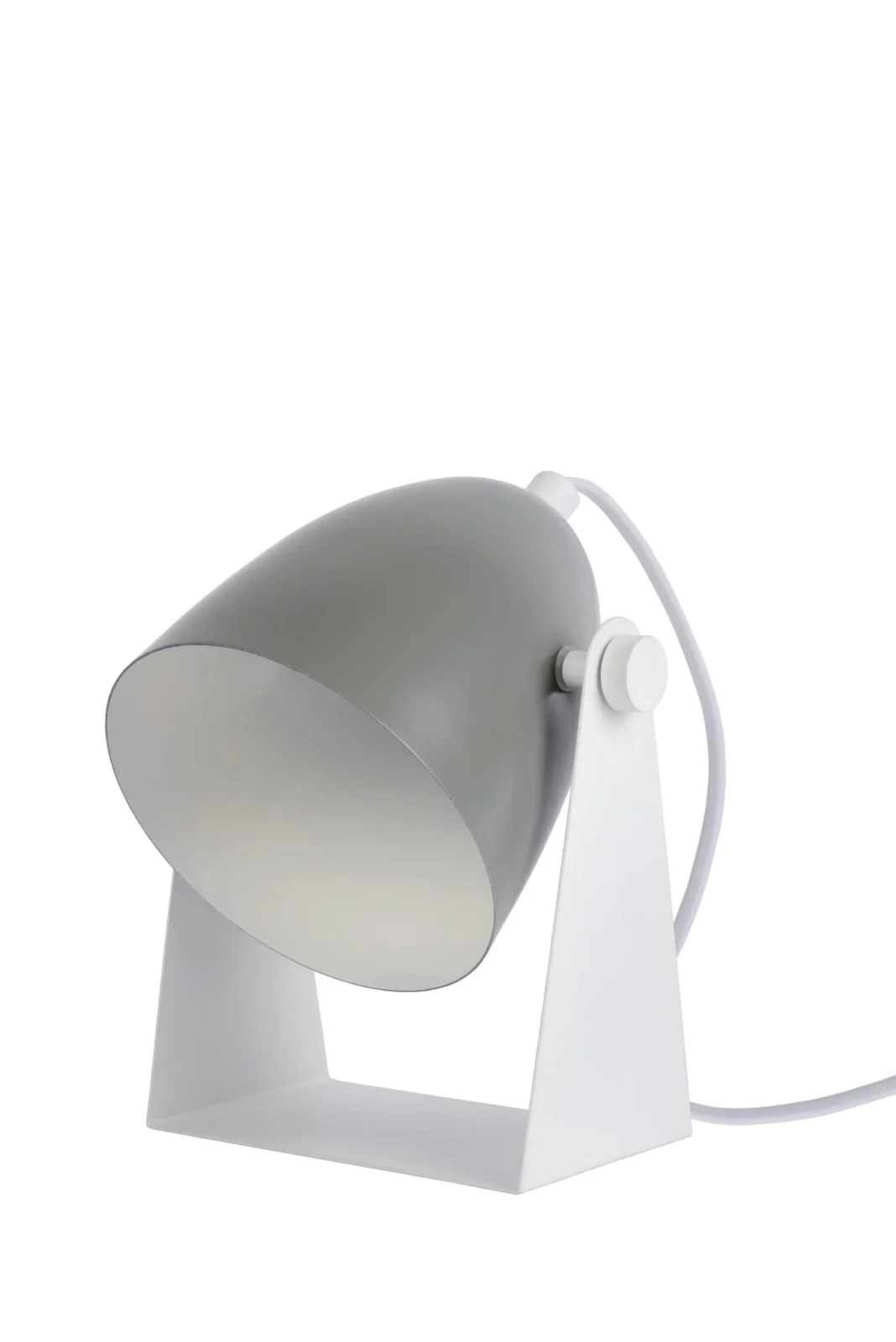 Lucide CHAGO - Stolnu00e1 lampa - 1xE14 - Sivu00e1