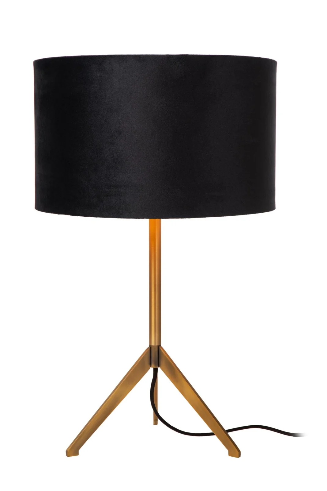 Lucide TONDO - Stolnu00e1 lampa - u00d8 30 cm - 1xE27 - Matt Gold / Brass