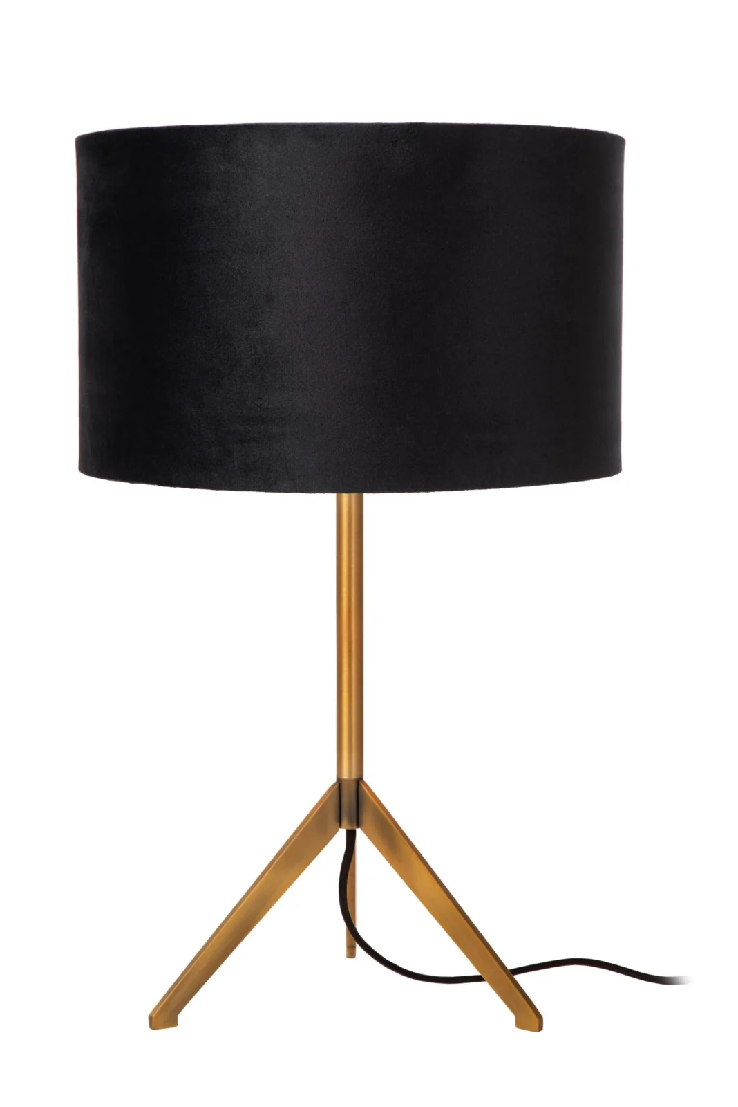 Lucide TONDO - Stolnu00e1 lampa - u00d8 30 cm - 1xE27 - Matt Gold / Brass