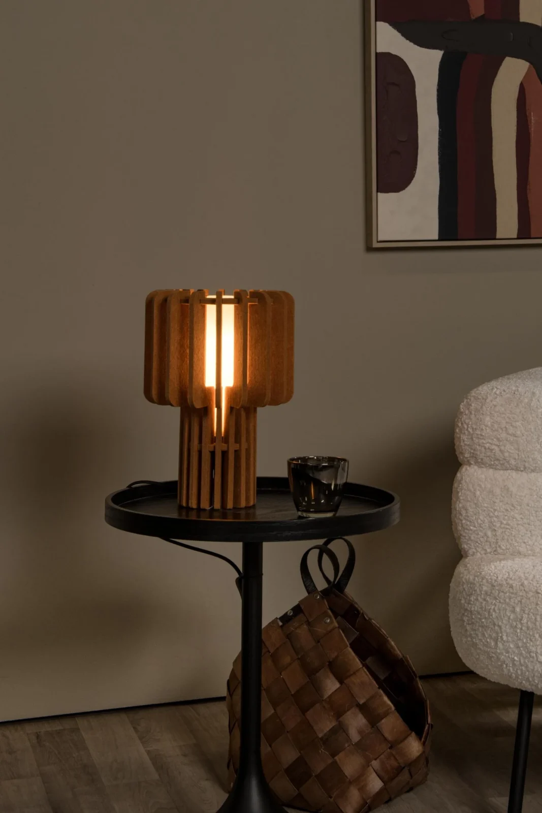Lucide ROLLO - Stolnu00e1 lampa - 1xE27 - Terakota