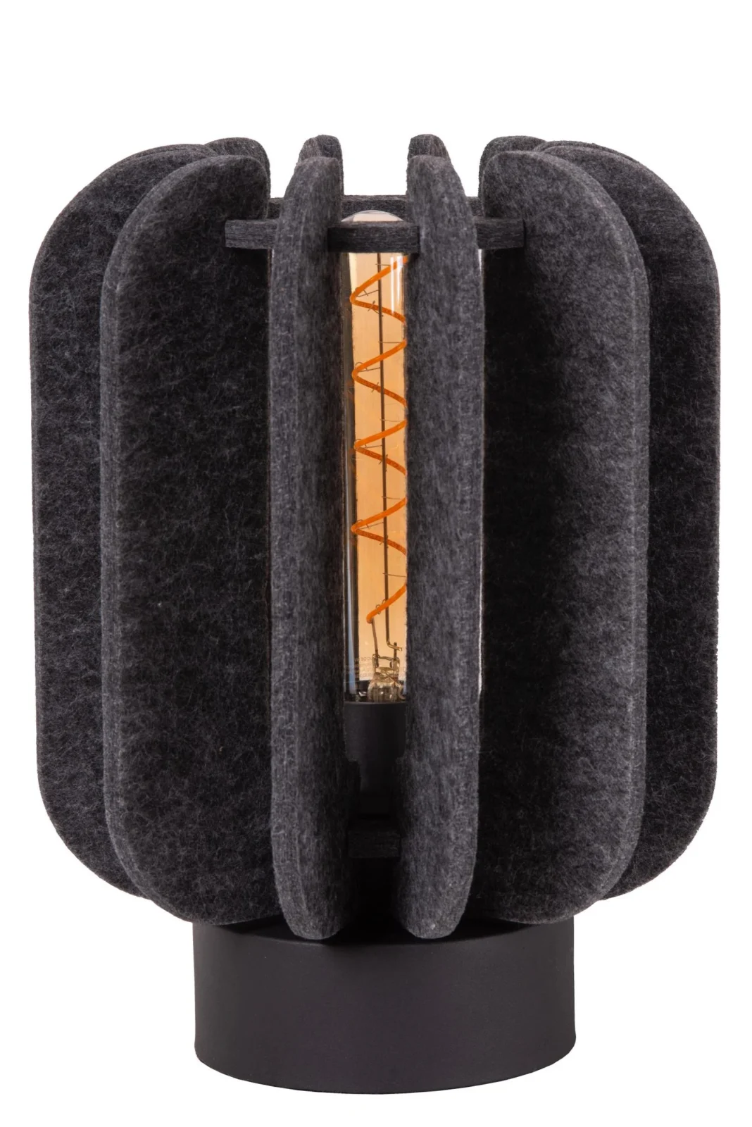 Lucide RAFAL - Stolnu00e1 lampa - u00d8 23 cm - 1xE27 - Sivu00e1