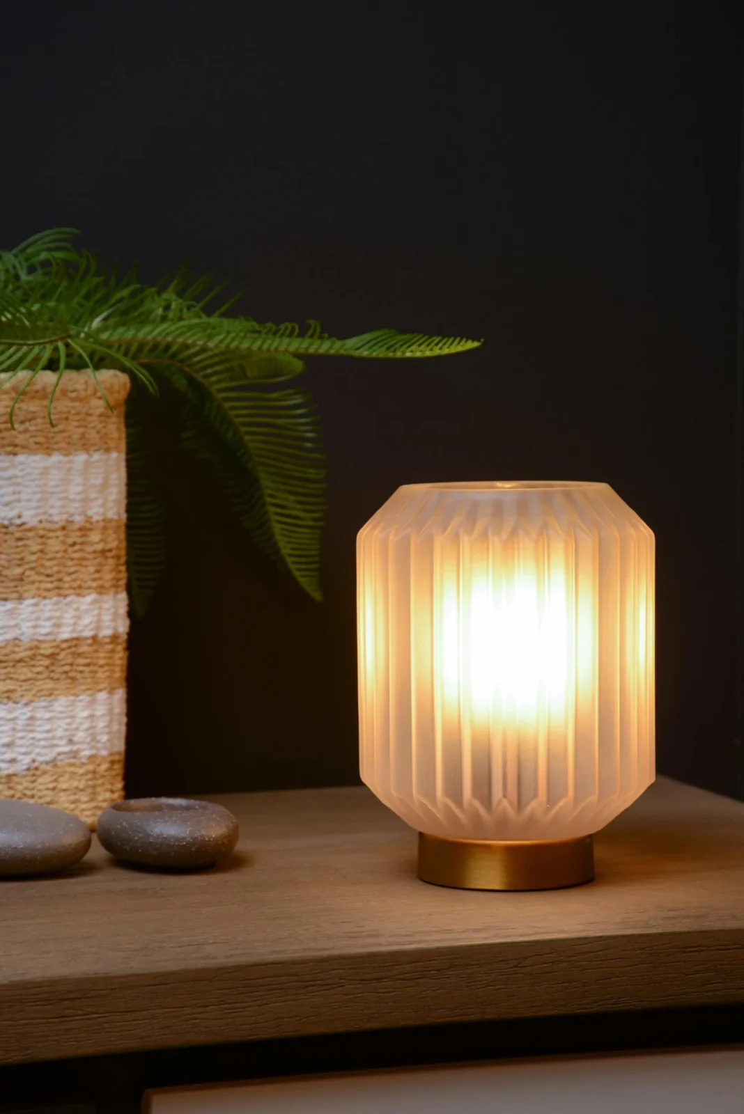 Lucide SUENO - Stolnu00e1 lampa - u00d8 13 cm - 1xE14 - biela