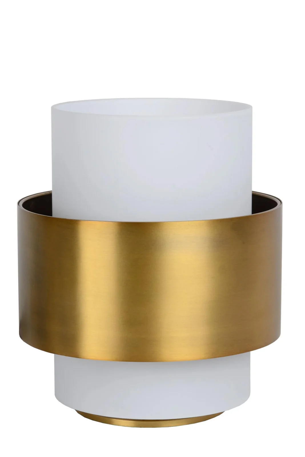 Lucide FIRMIN - Stolnu00e1 lampa - u00d8 20 cm - 1xE27 - Matt Gold / Brass